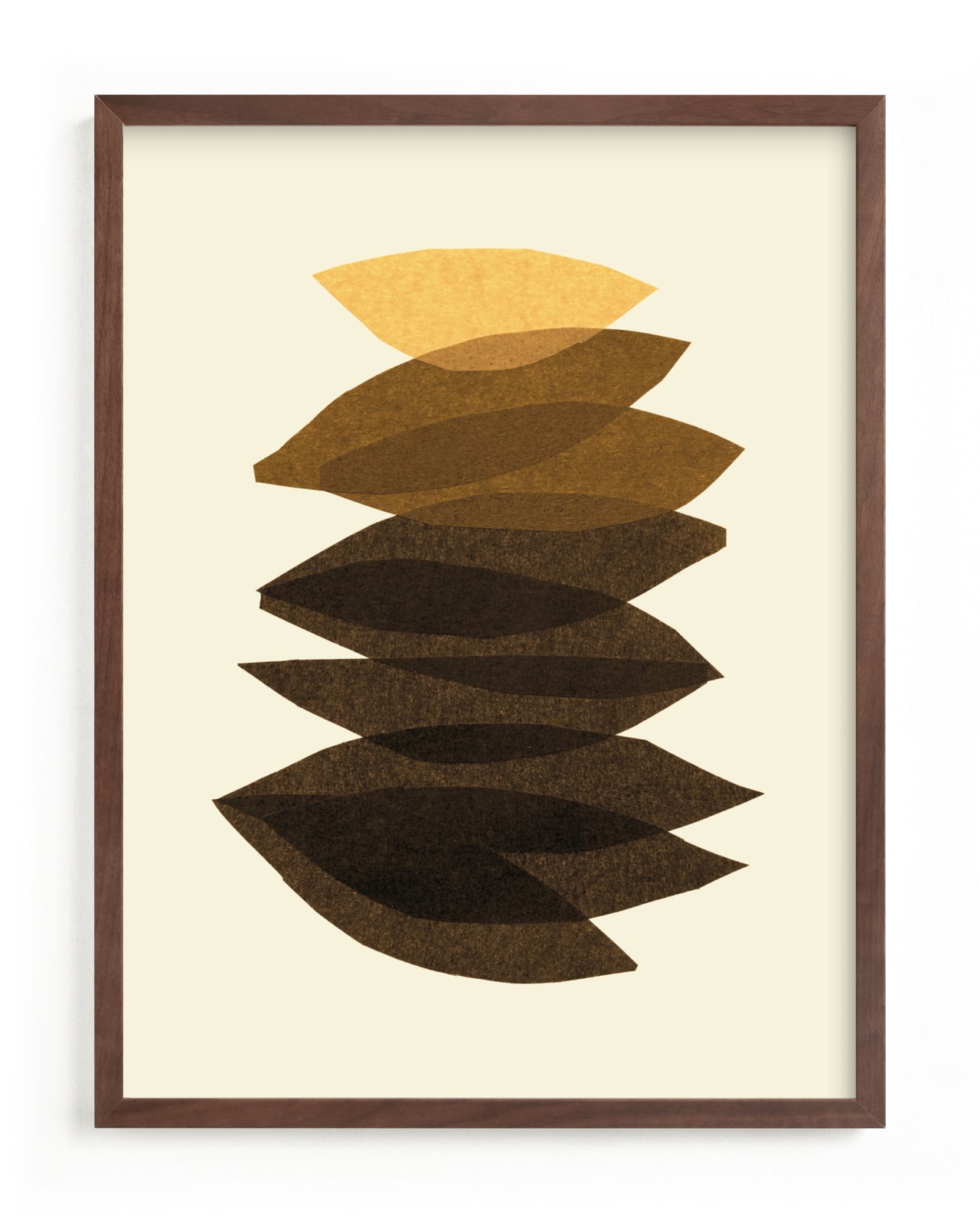 "organic stack" - Limited Edition Art Print by Carrie Moradi in beautiful frame options and a variety of sizes.