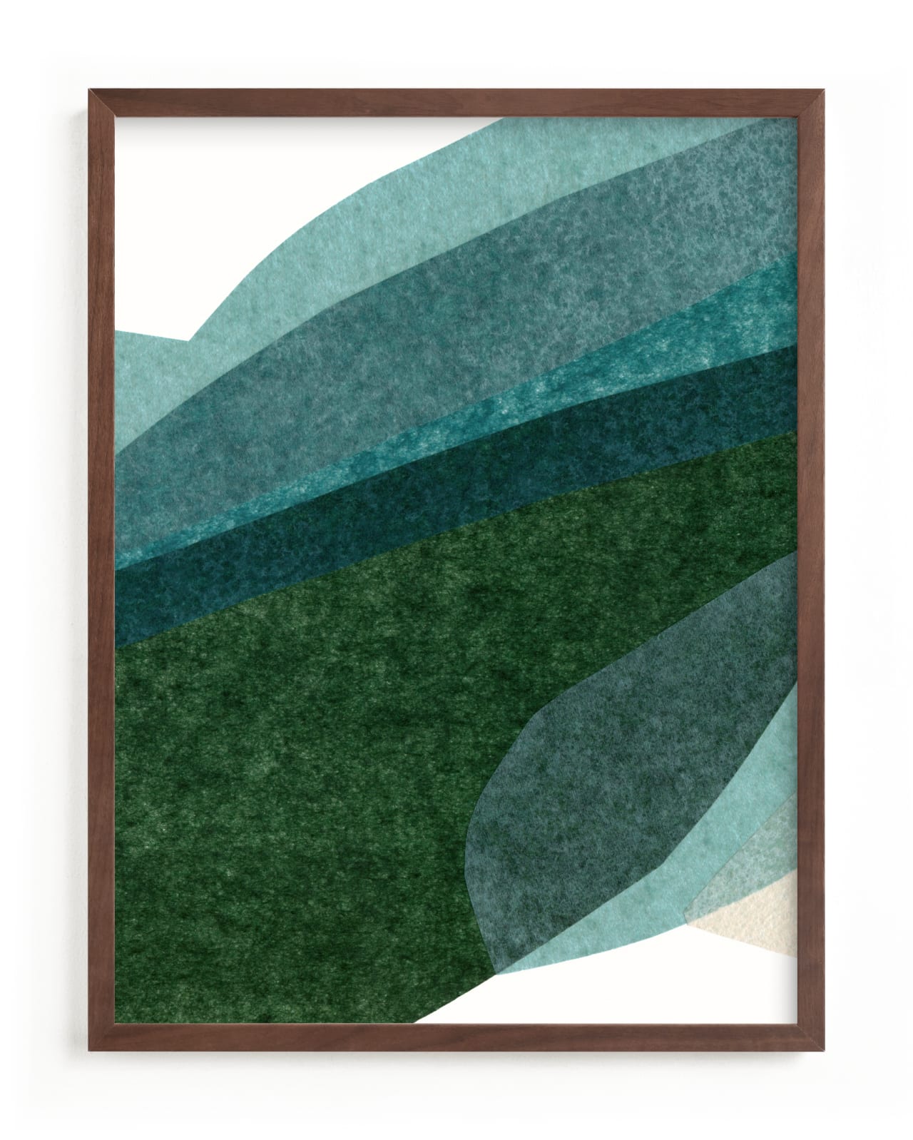 "Rippling Fields I" - Grownup Open Edition Non-custom Art Print by Carrie Moradi in beautiful frame options and a variety of sizes.