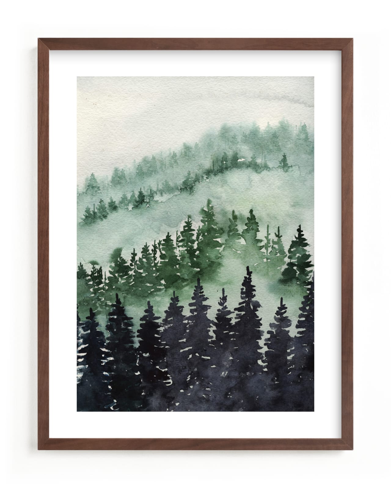"Alaska Pines" - Limited Edition Art Print by Kelsey McNatt in beautiful frame options and a variety of sizes.