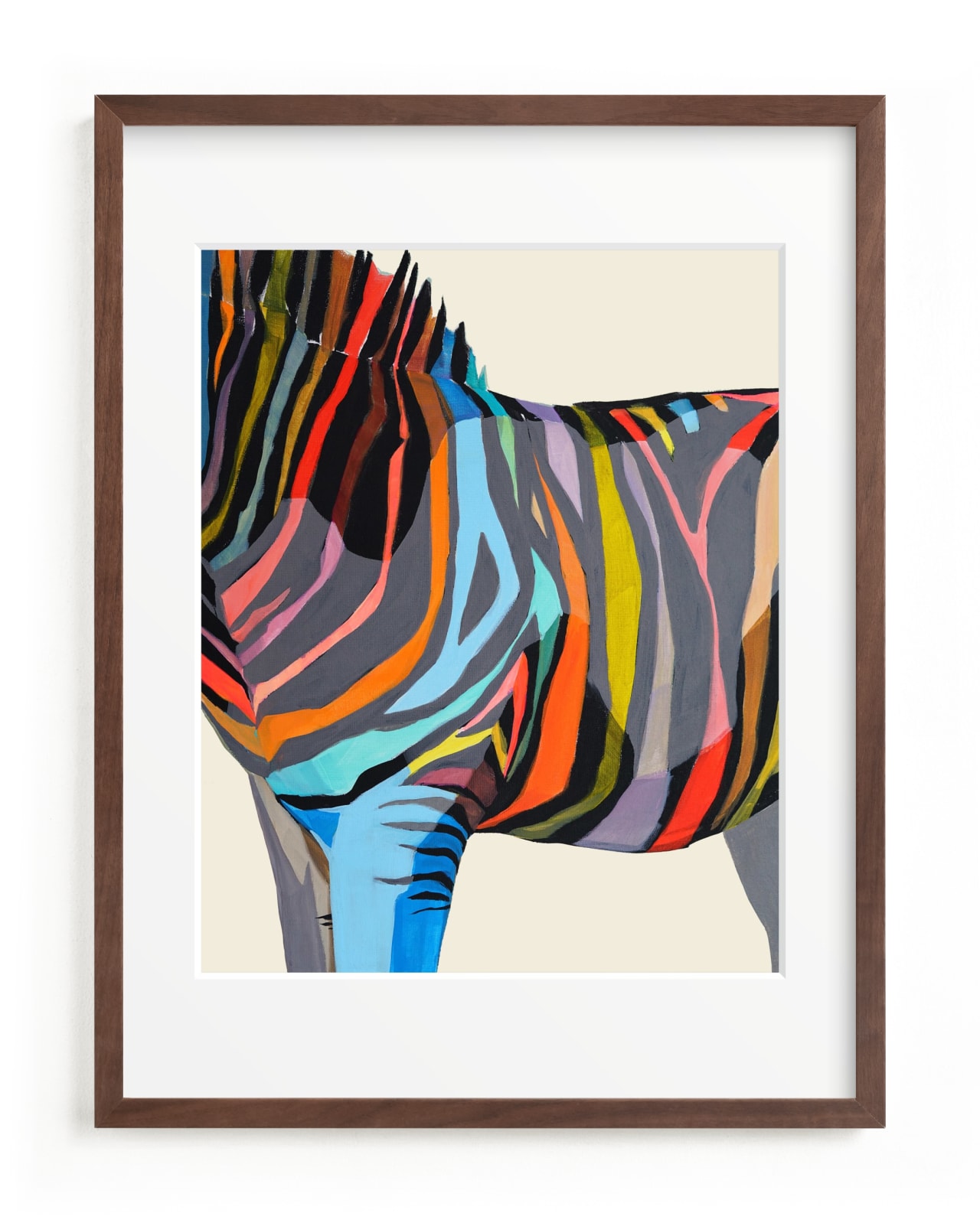 Safari Stripes Children’s Art Print