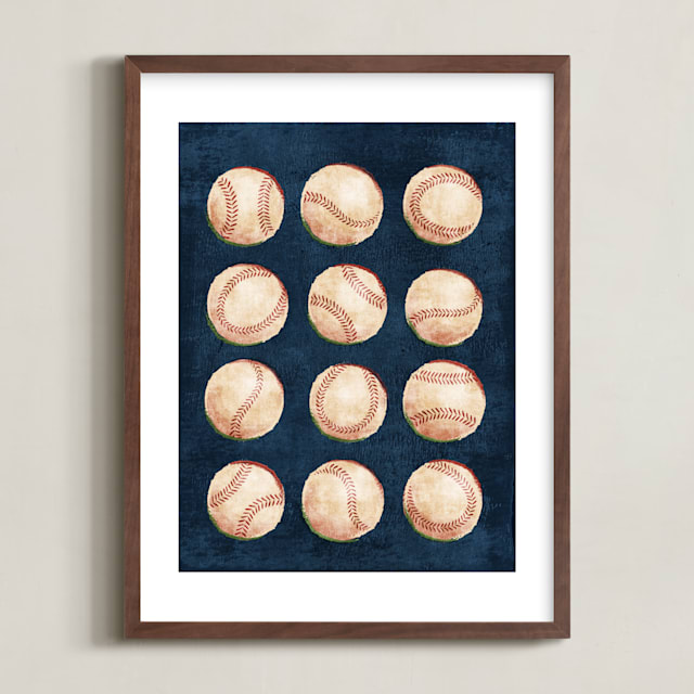 "Dinger 1 Spin Cycle" by Kamala Nahas in beautiful frame options and a variety of sizes.