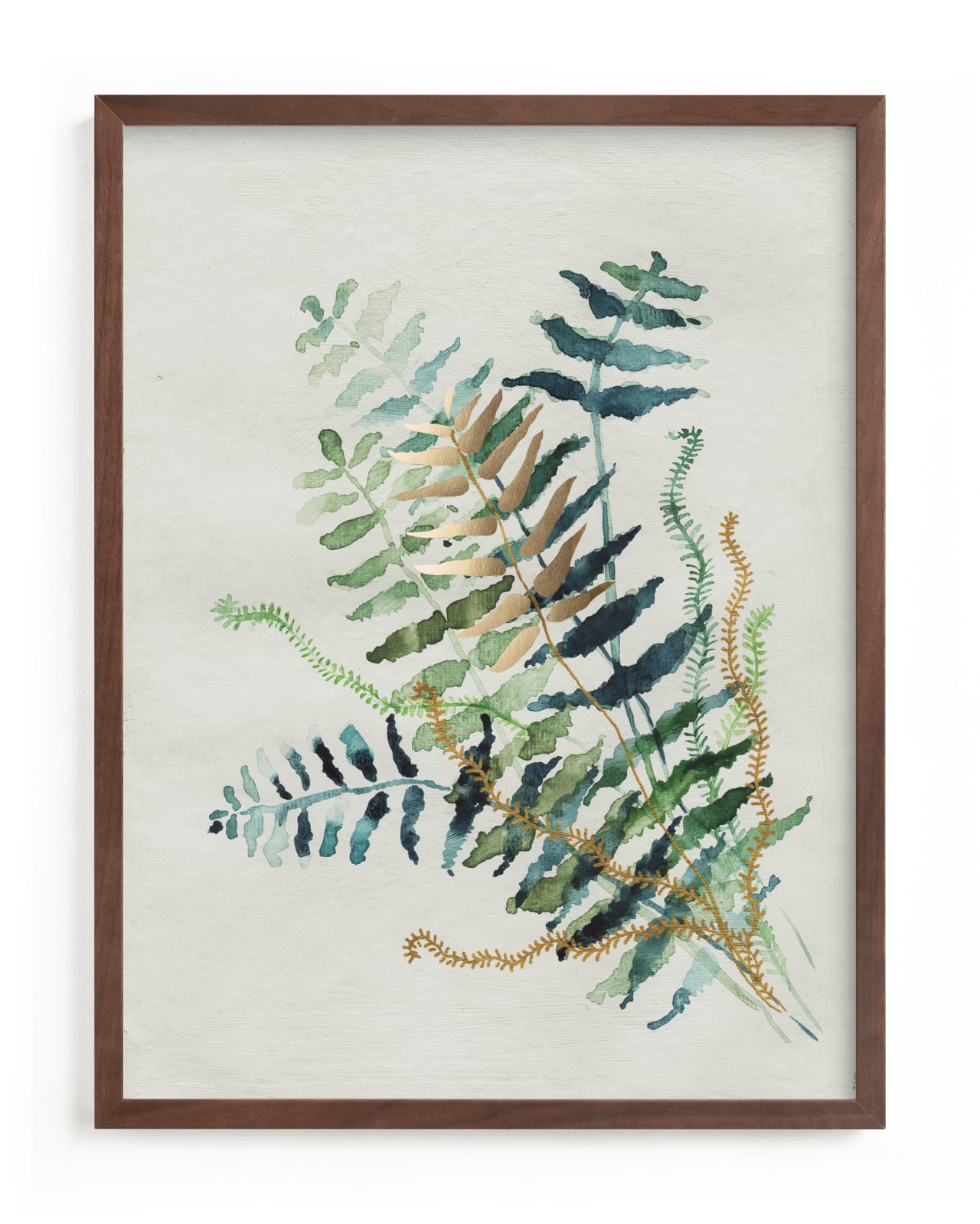 "Kimberly Queen Fern Leaves" by Aspa Gika in beautiful frame options and a variety of sizes.