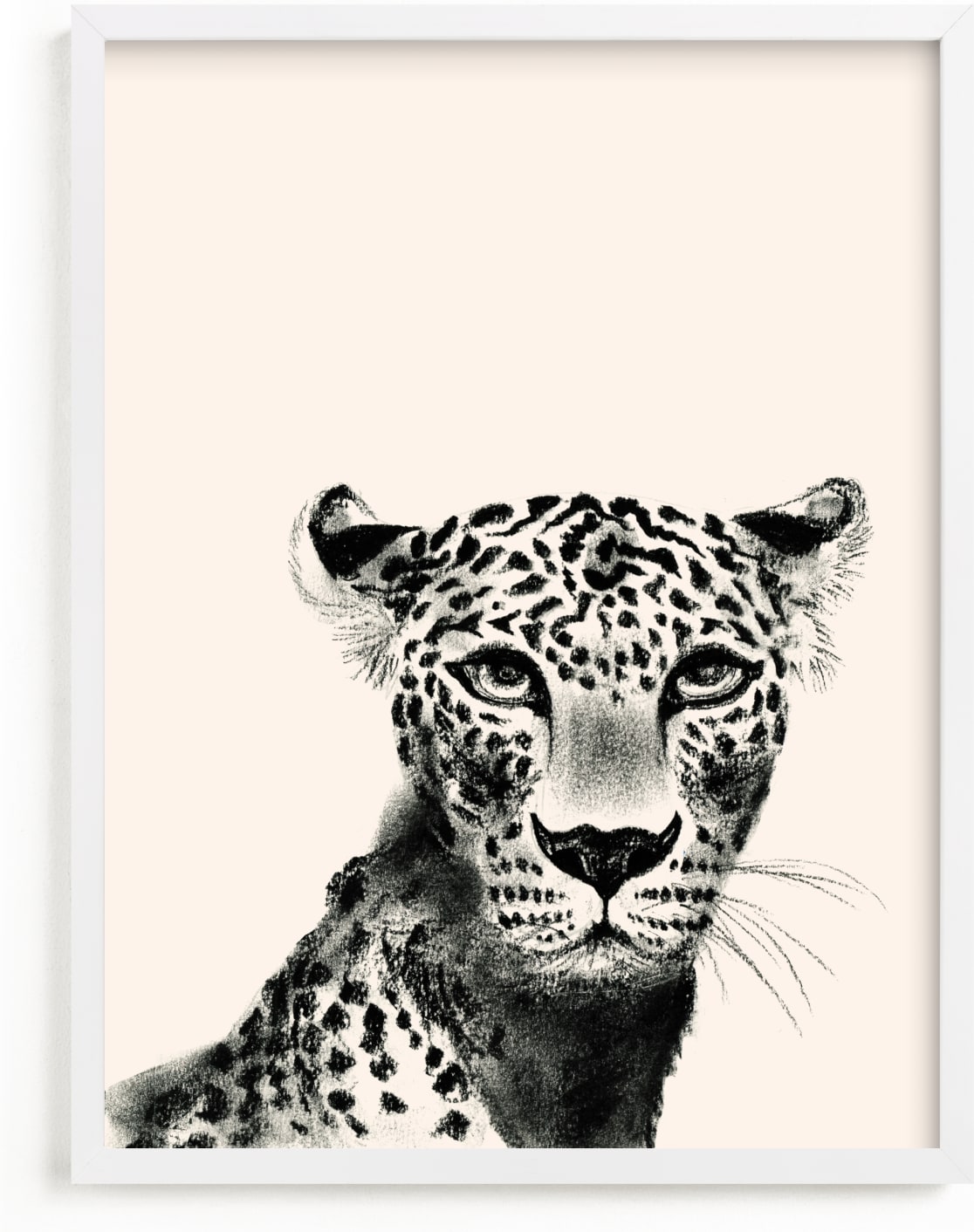 This is a ivory art by Teju Reval called Leopard.