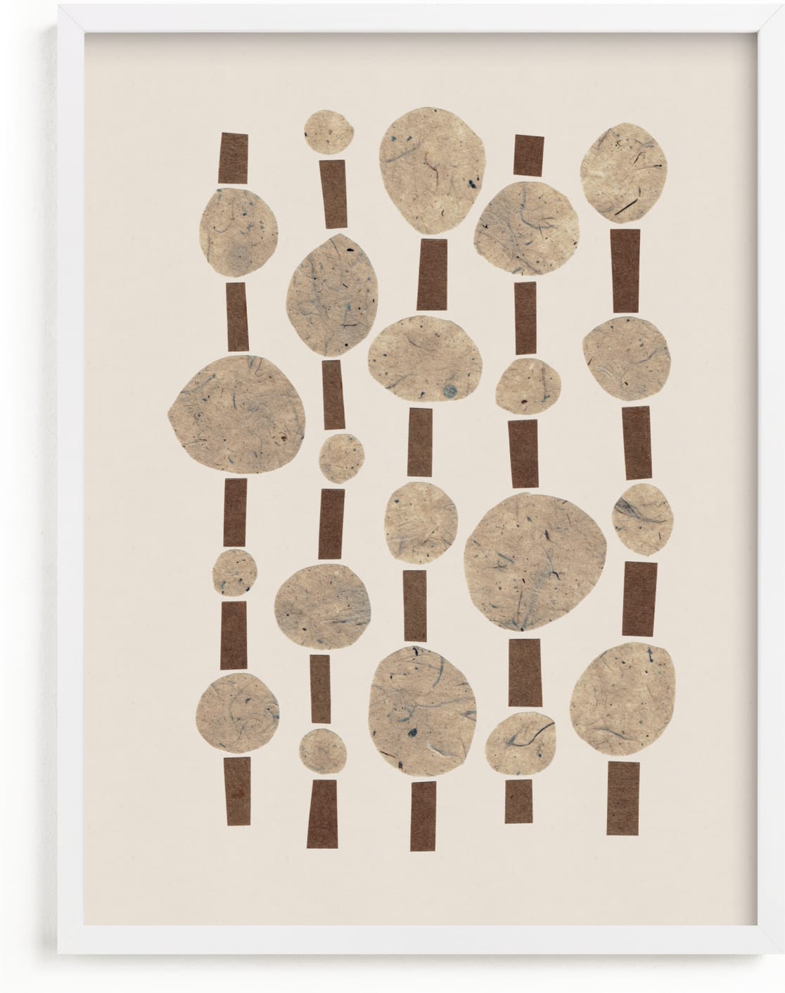 This is a brown art by Alisa Galitsyna called Paper Pattern.