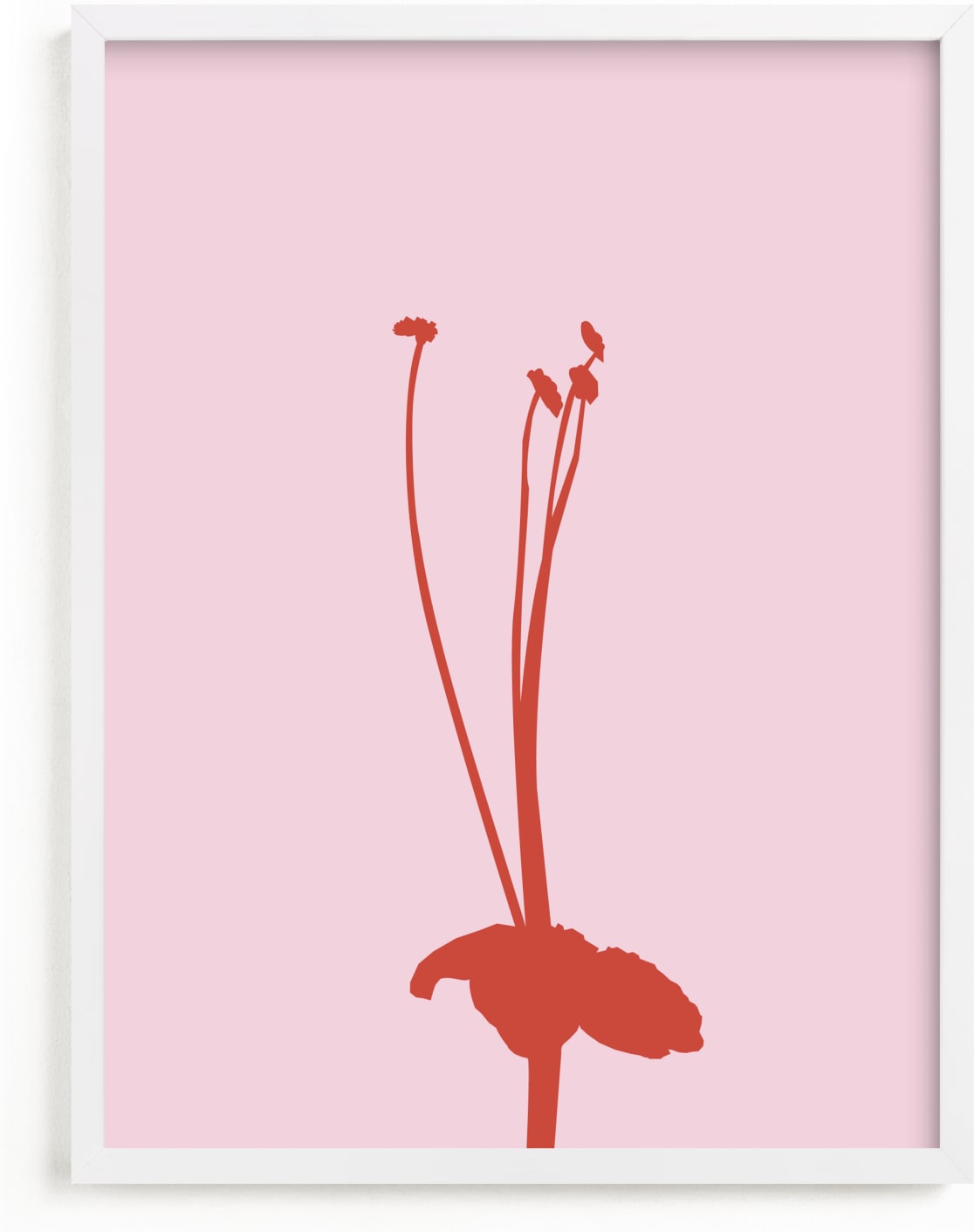 This is a pink art by letterfix called Flower II.