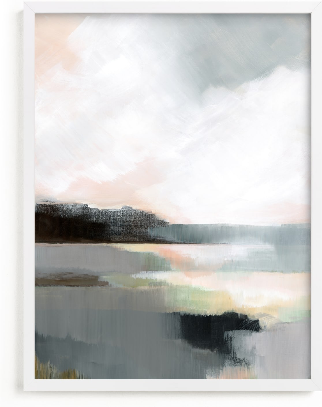 This is a colorful art by AlisonJerry called Sunrise in Grey.