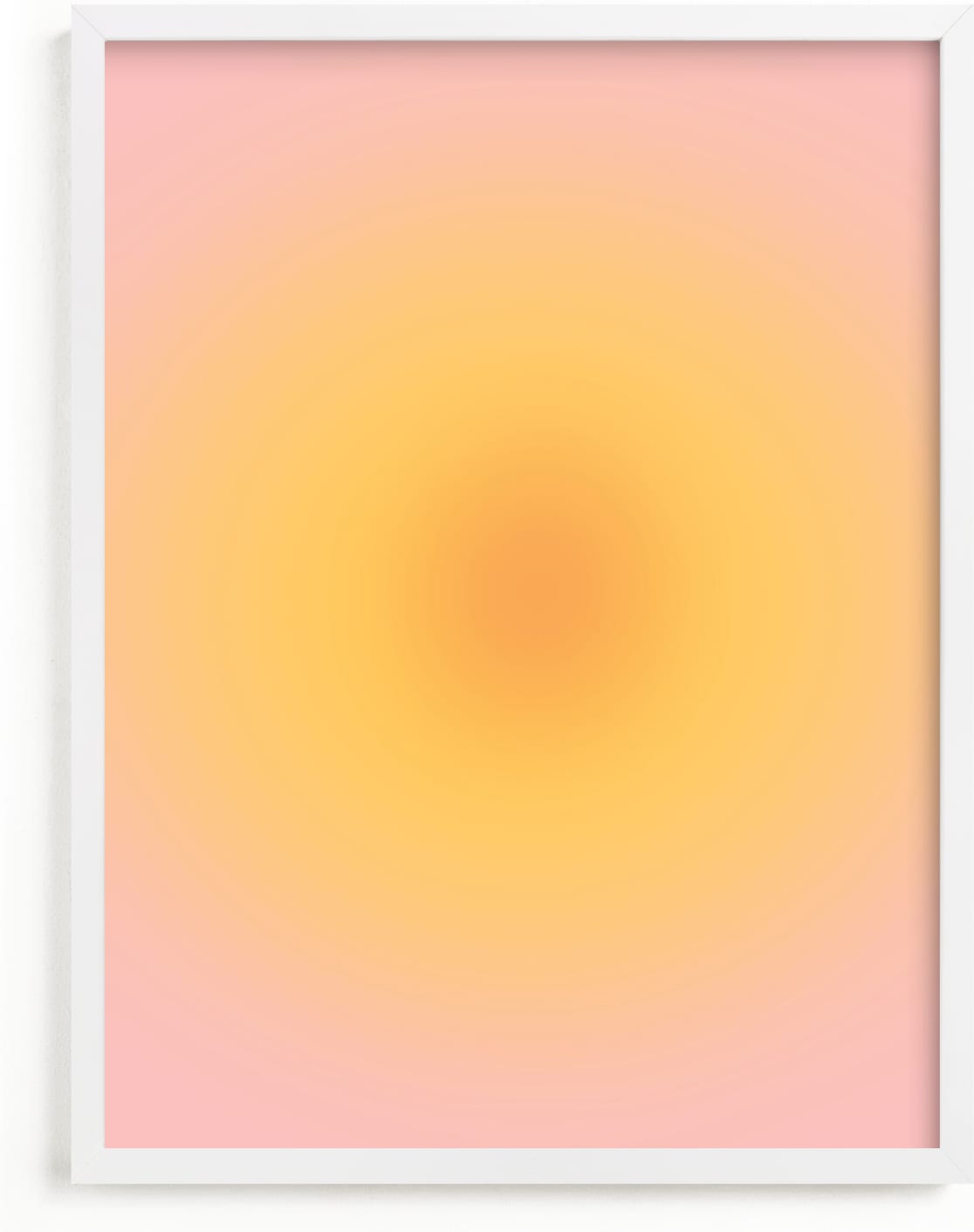 This is a yellow art by Emili Alfieri called Soft Sun.