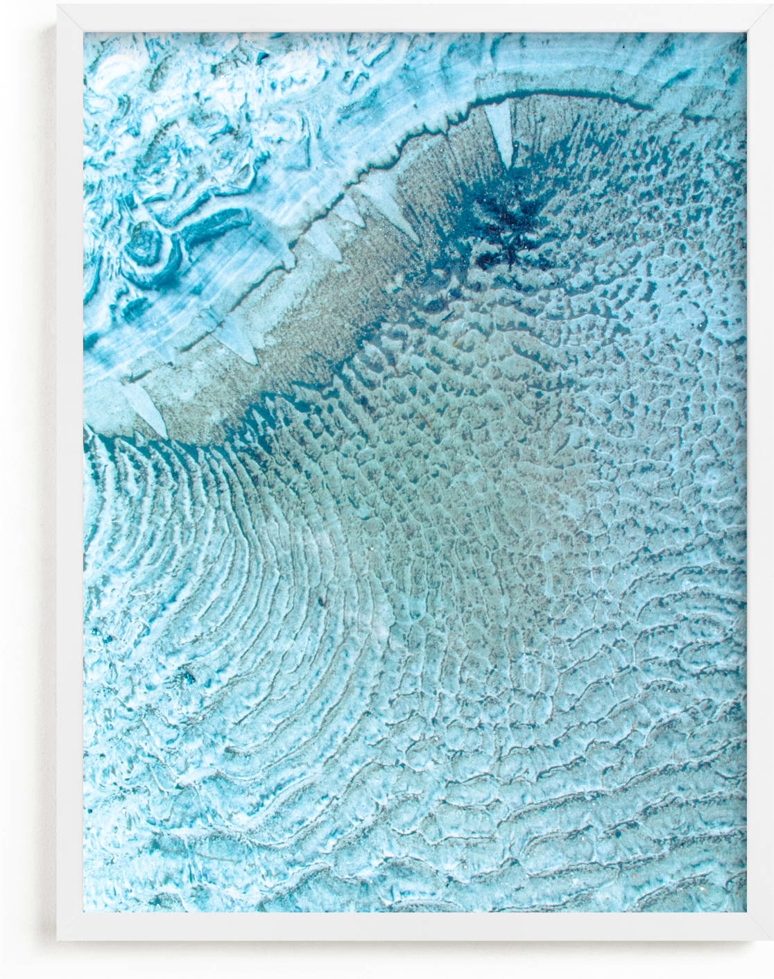 This is a blue art by Kaitlin Rebesco called sandbar.