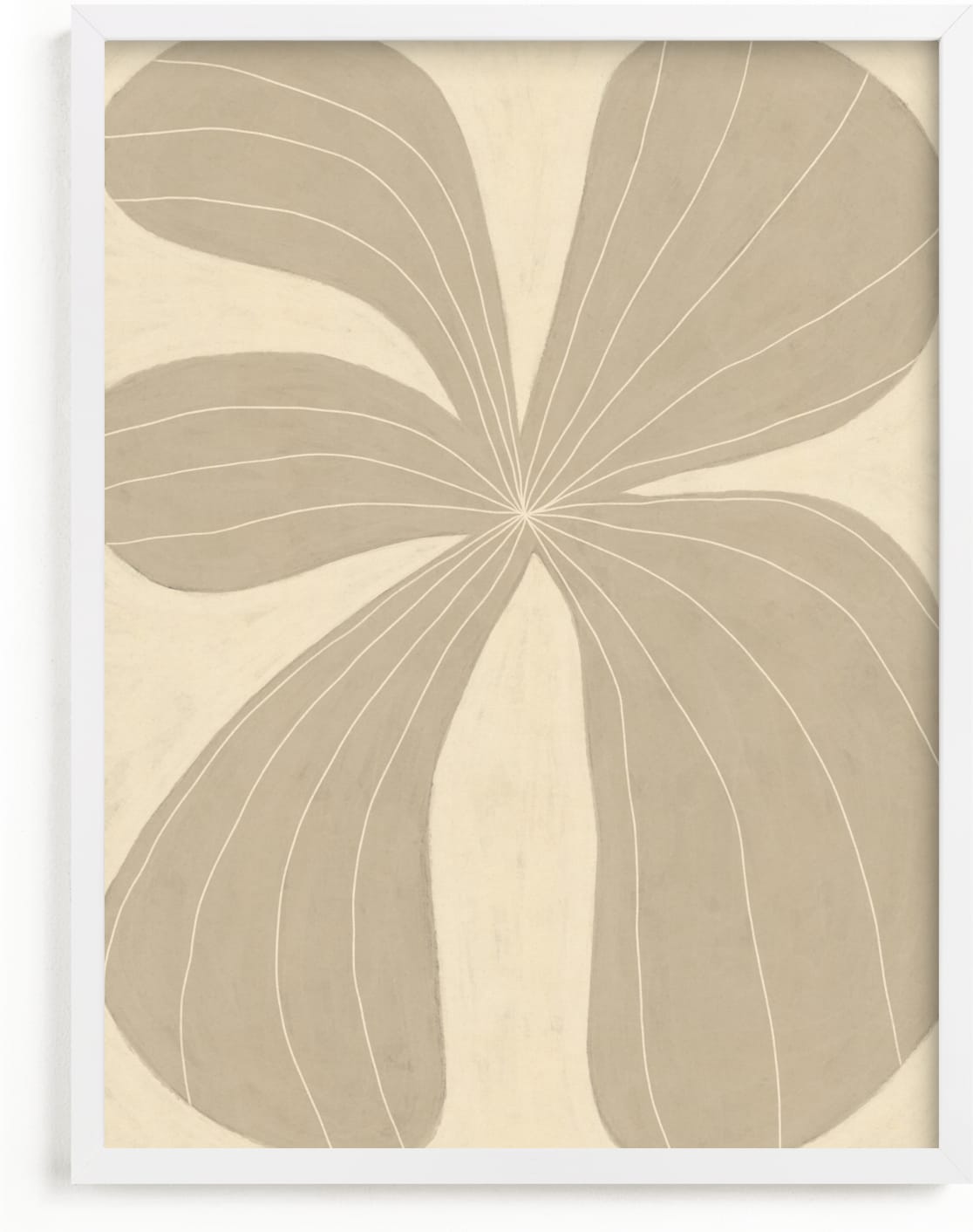 This is a brown art by Alisa Galitsyna called Beige Flower.