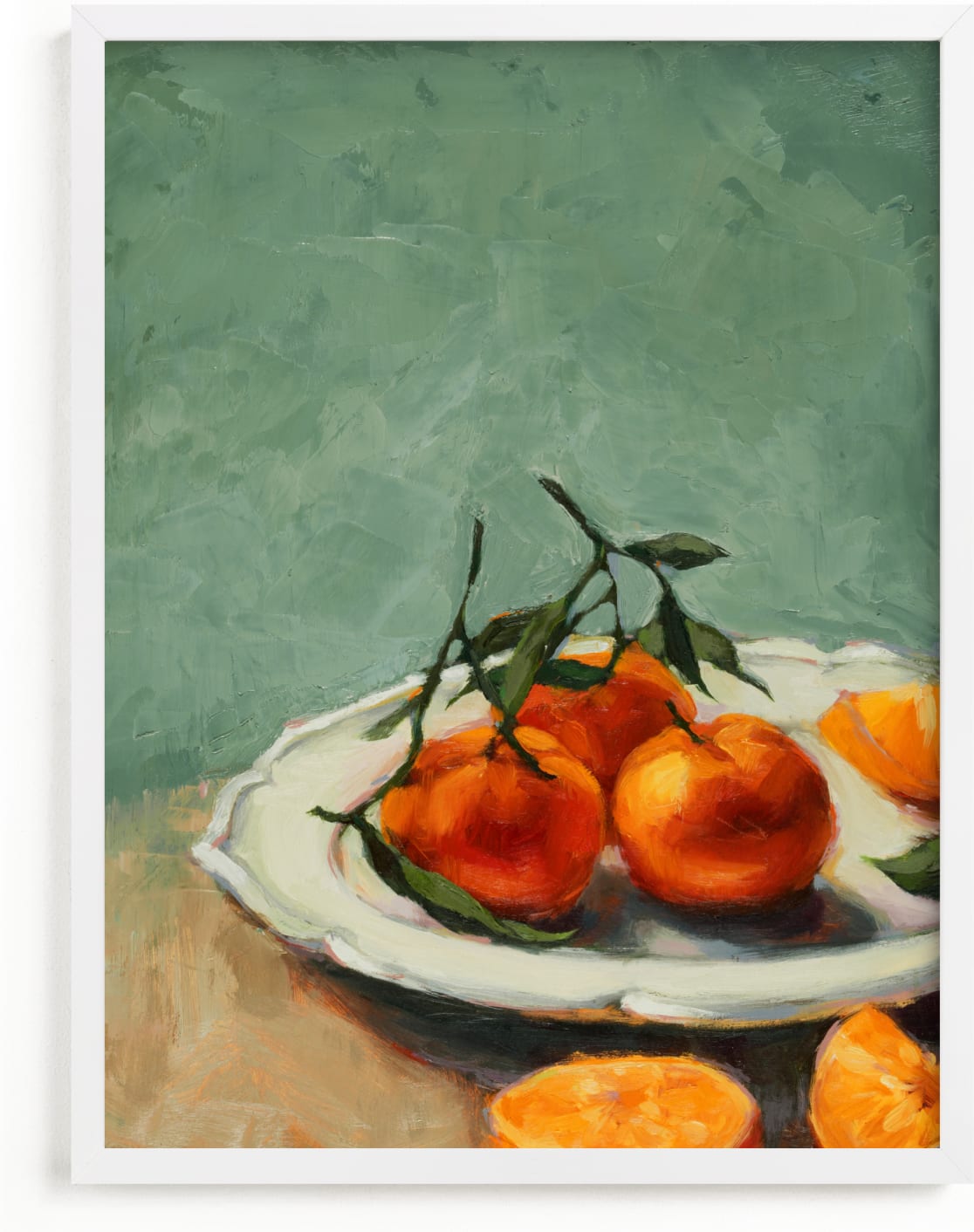 This is a orange art by Wendy Keller called Clementine.