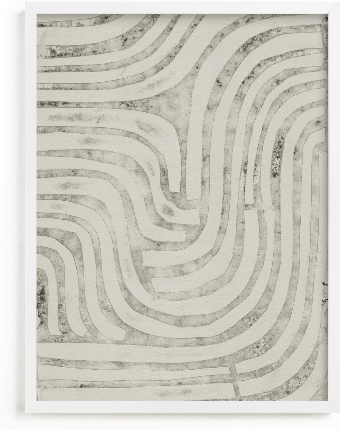 This is a white art by Alisa Galitsyna called Maze.