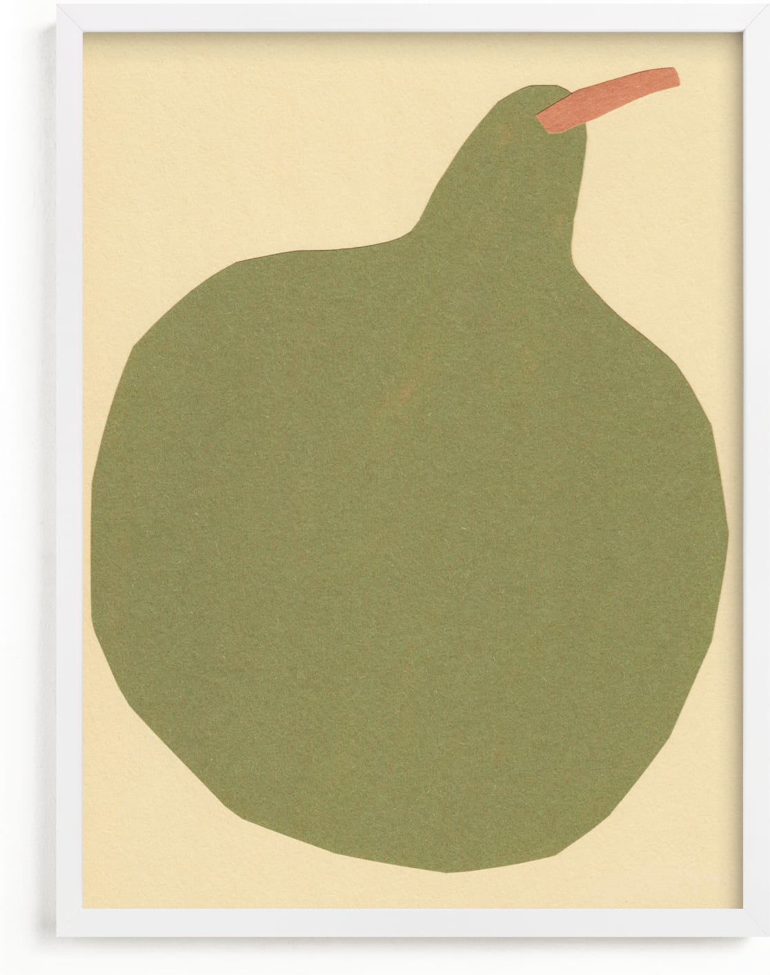 This is a brown art by Elliot Stokes called Big Pear.