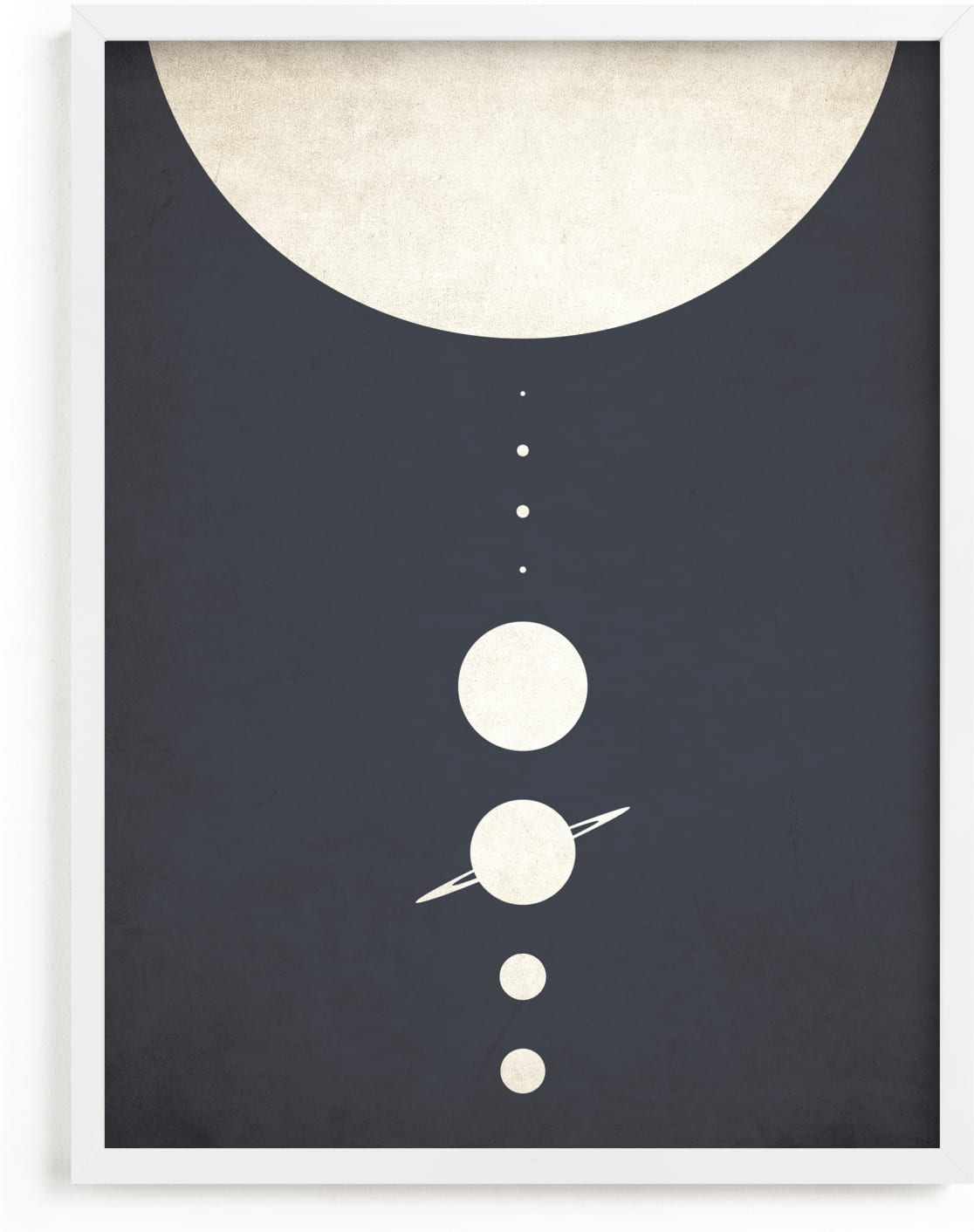 This is a blue art by GeekInk Design called Planetary Neighbors.