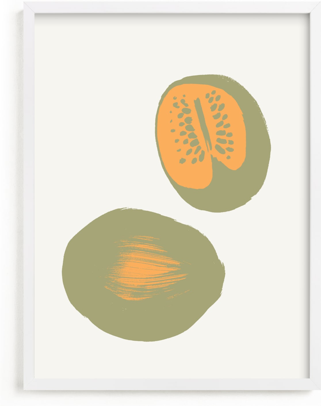 This is a orange art by Sonya Percival called Watermelons.