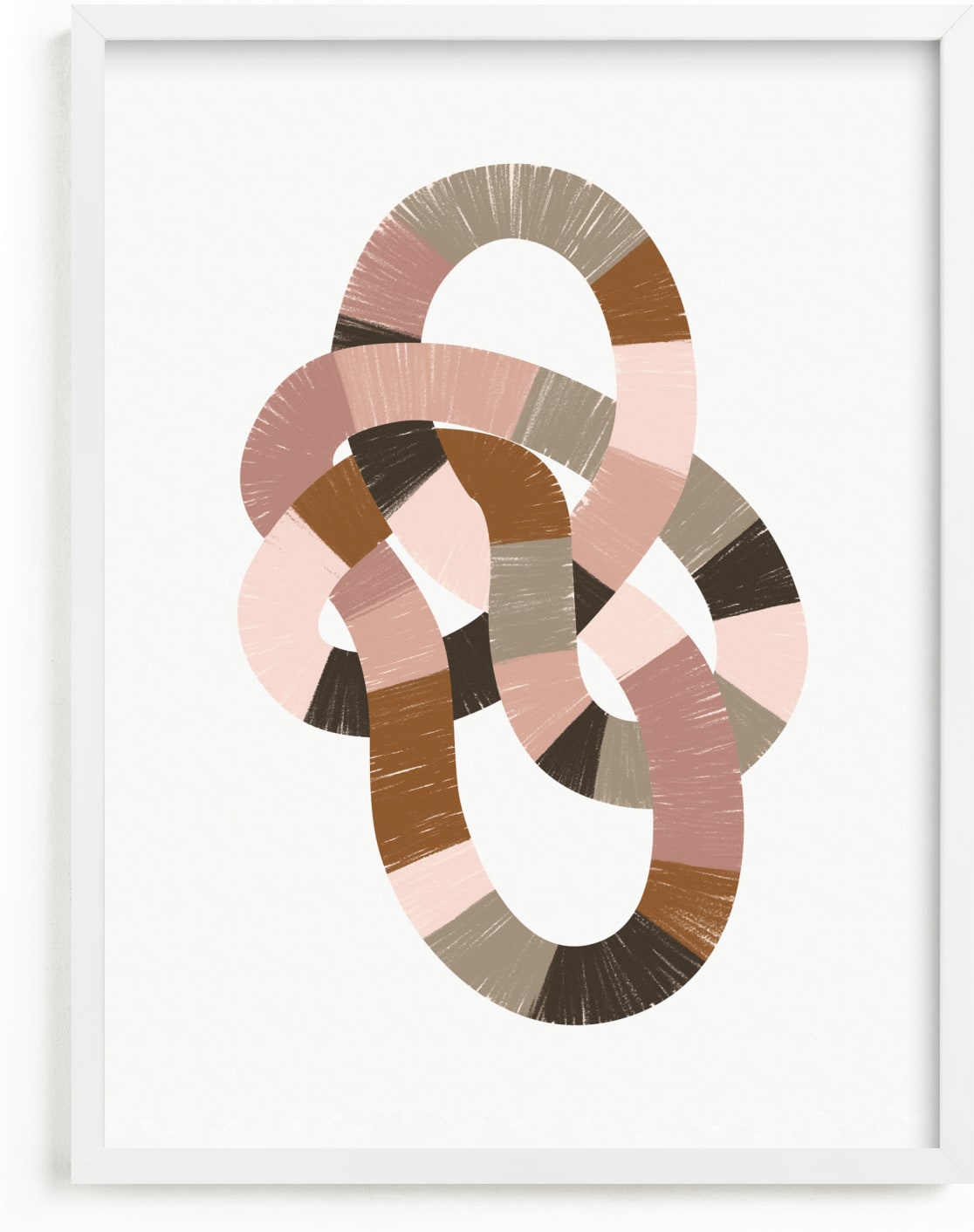 This is a brown art by Pati Cascino called Running in Circles.