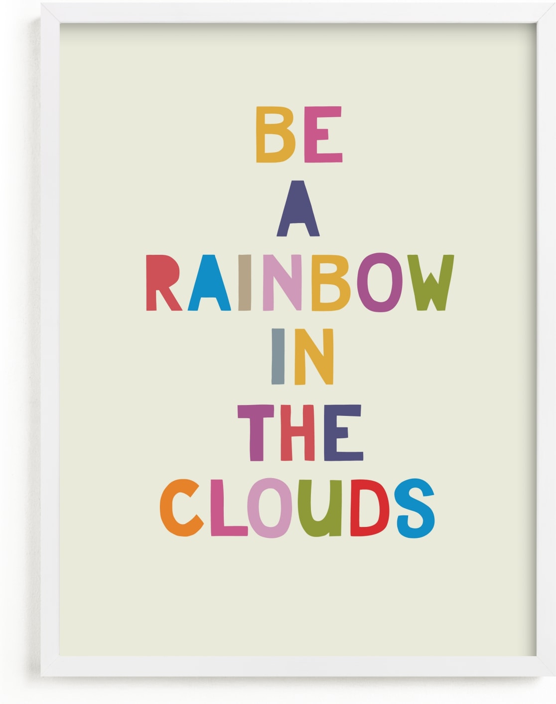 This is a colorful art by Johanna McShan called Rainbow in a Cloud.