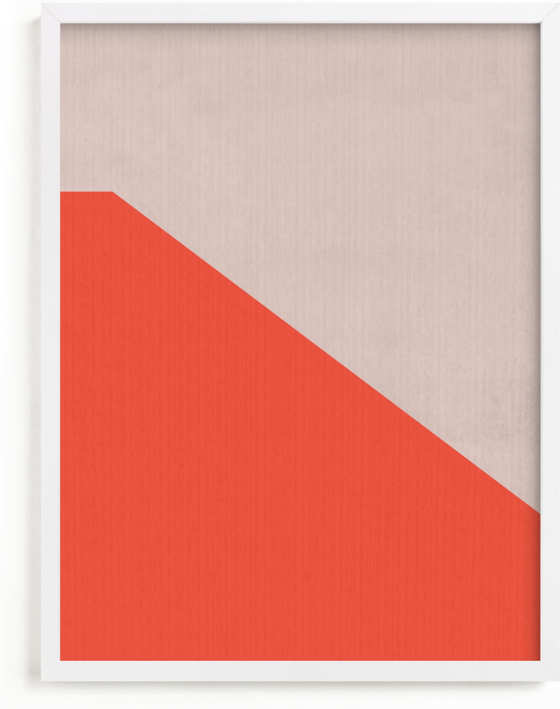 This is a beige art by MinimalType called Sunset Wall.
