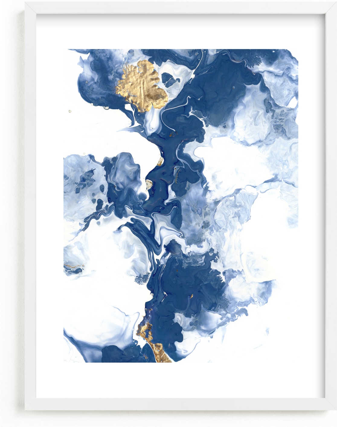 This is a blue kids wall art by Julia Contacessi called Delight in the Storm II.