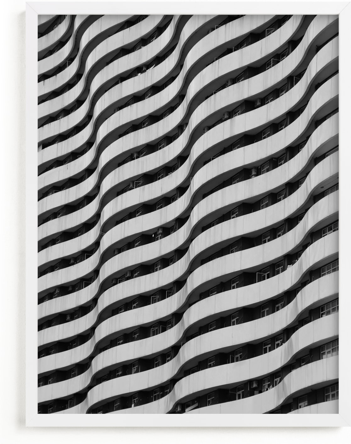 This is a black and white kids wall art by Igor called Abstract Lines.