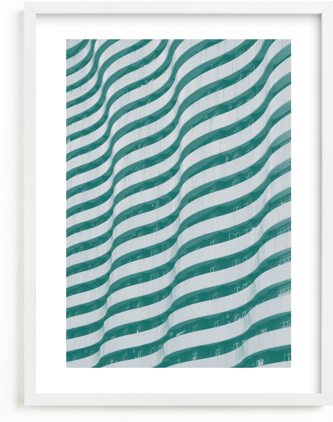 This is a green kids wall art by Igor called Abstract Lines.