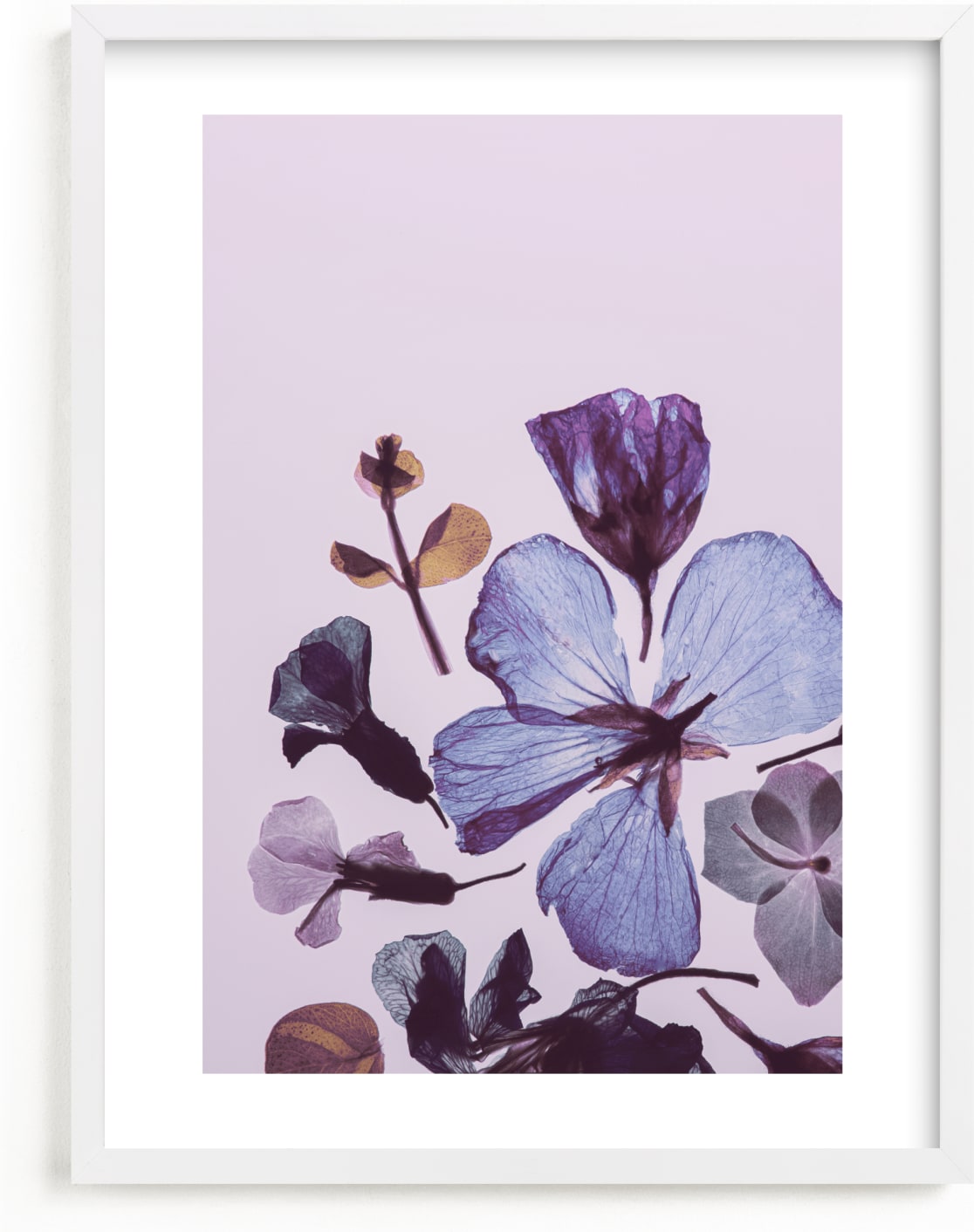 This is a blue kids wall art by Karen Kardatzke called Forever in Bloom.