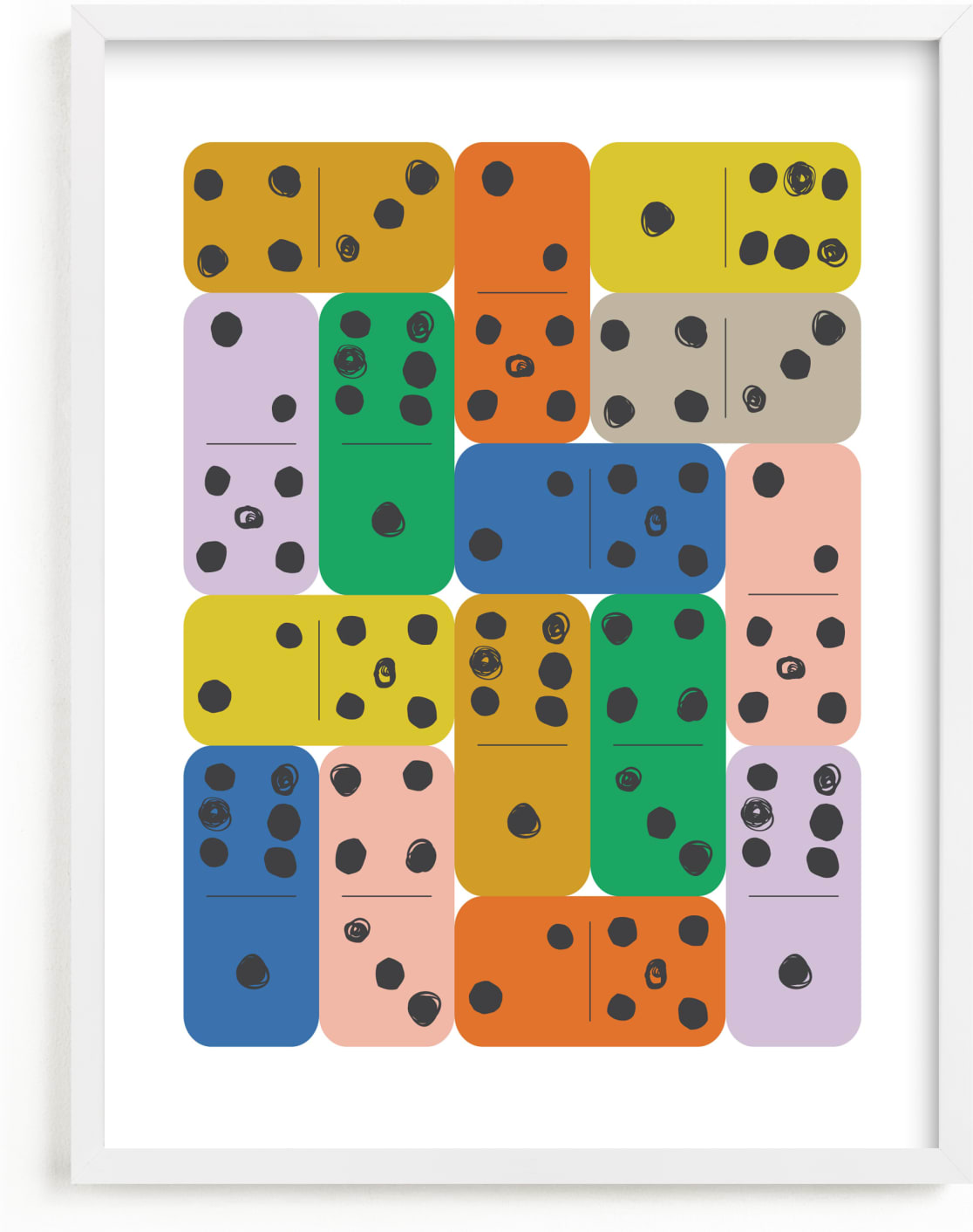 This is a blue kids wall art by Ampersand Design Studio called Fun & Games I.