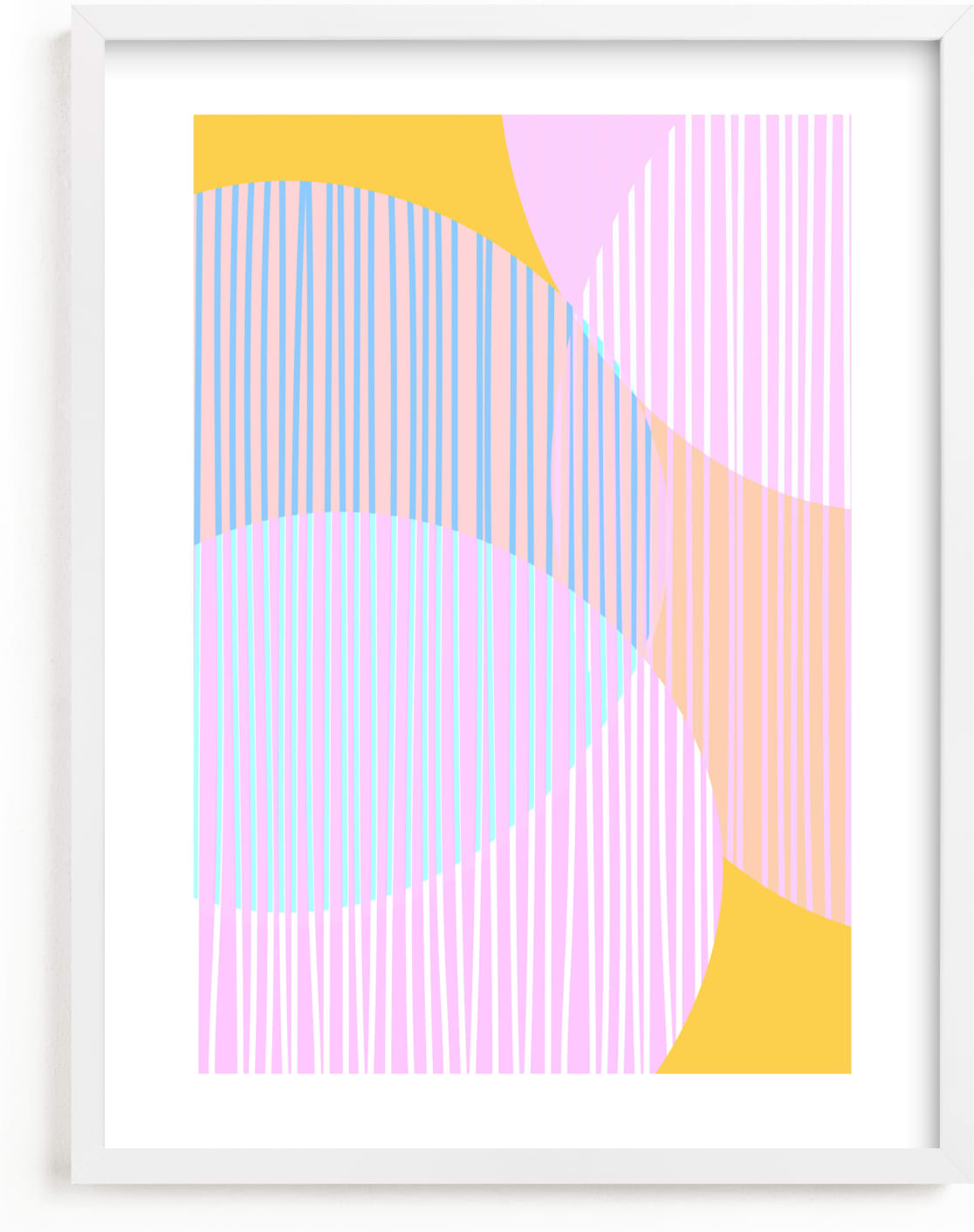 This is a colorful kids wall art by Beth Vassalo called Lines and Circles.