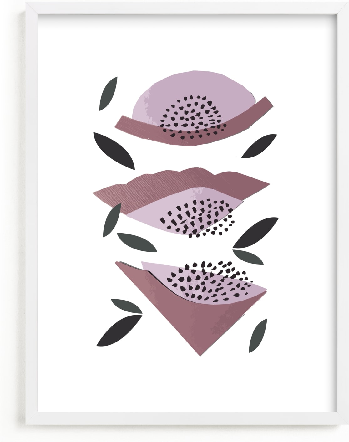 This is a non classic colors kids wall art by Jenna Skead called Honey Melon.