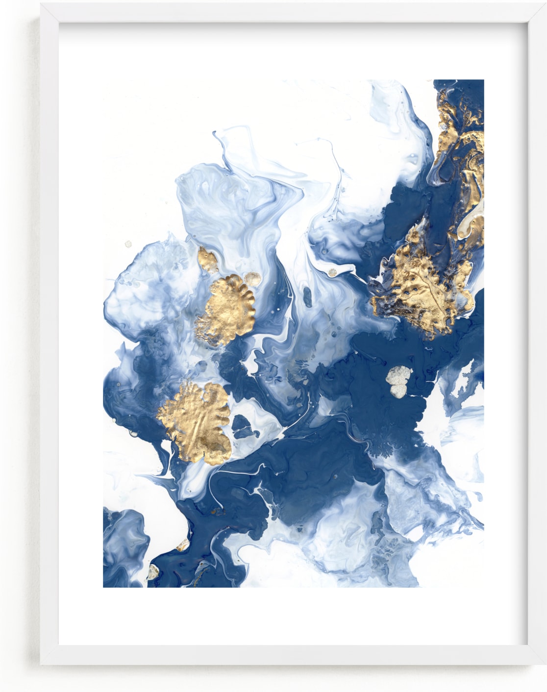 This is a blue kids wall art by Julia Contacessi called Delight in the Storm I.