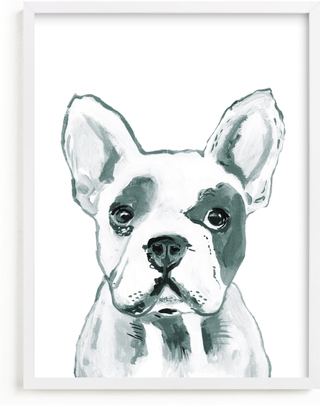 This is a grey art by Makewells called Hey Mr. Dog.