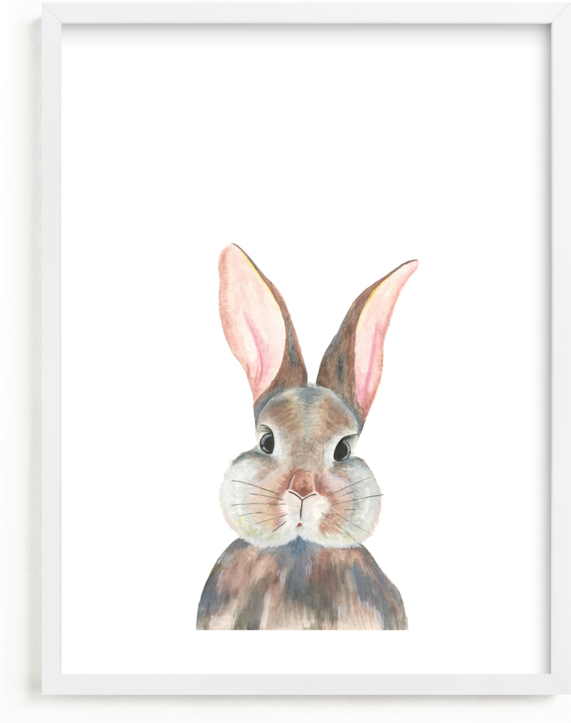 This is a brown art by Together Apart called Curious Bunny.