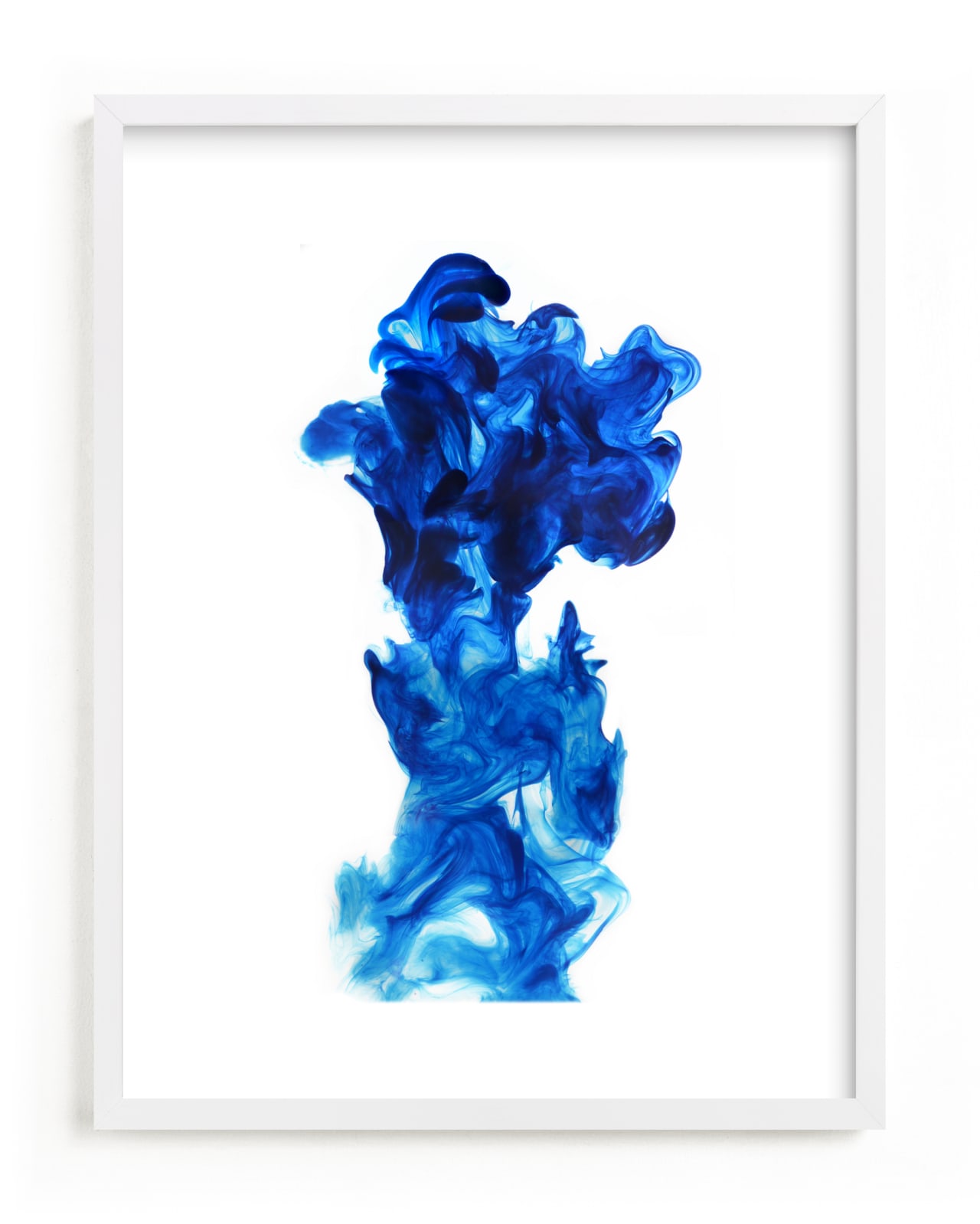 "Taihu stone" - Art Print in lapis lazuli by Yuke Li - Framed