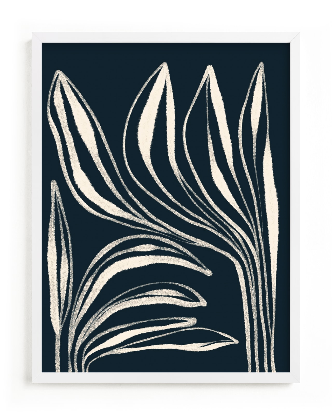 "Navy Botanical #1" - Limited Edition Art Print by ALICIA BOCK in beautiful frame options and a variety of sizes.
