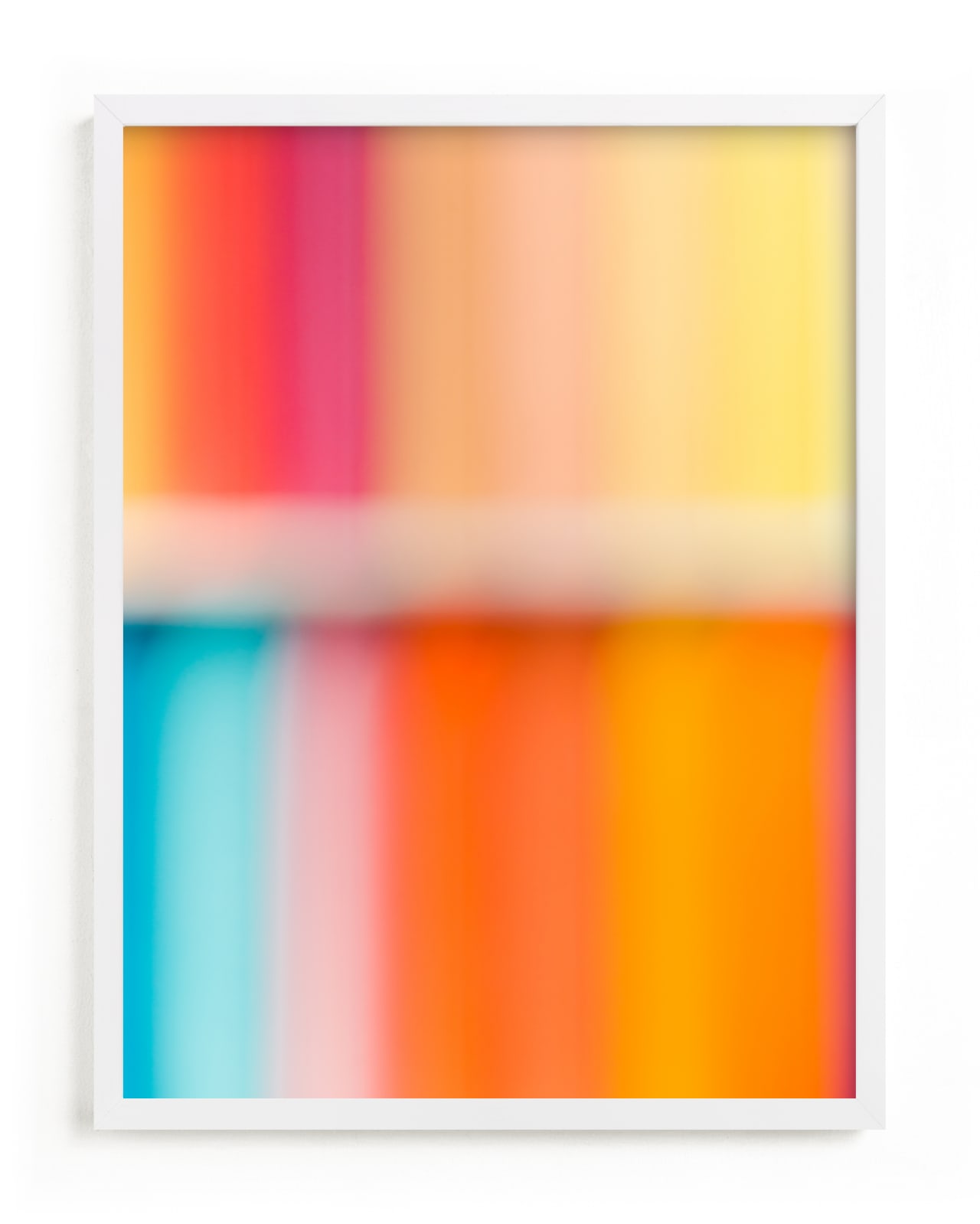 "Melting Popsicles" - Limited Edition Art Print by Helen Makadia in beautiful frame options and a variety of sizes.