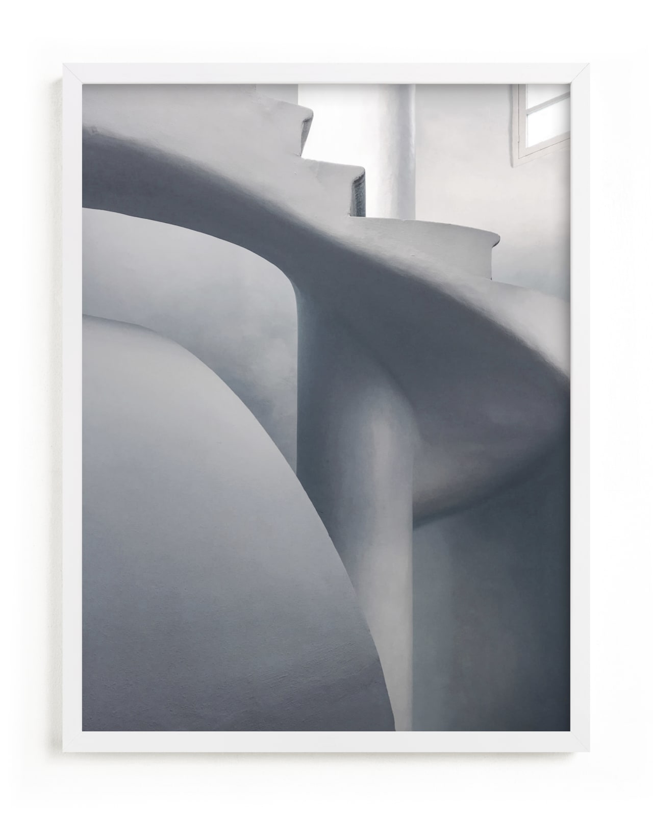 "Monochrome Staircase" - Limited Edition Art Print by Pink House Press in beautiful frame options and a variety of sizes.