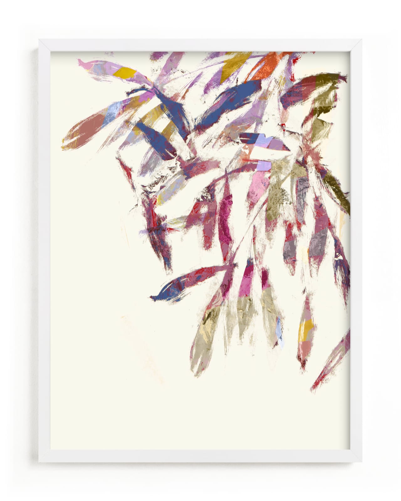 "Painted Foliage" - Limited Edition Art Print by Bethania Lima in beautiful frame options and a variety of sizes.