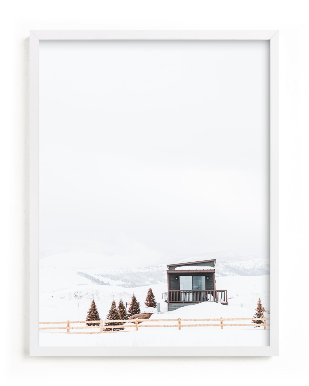 "High Country Home" - Limited Edition Art Print by Jamie Lollback in beautiful frame options and a variety of sizes.