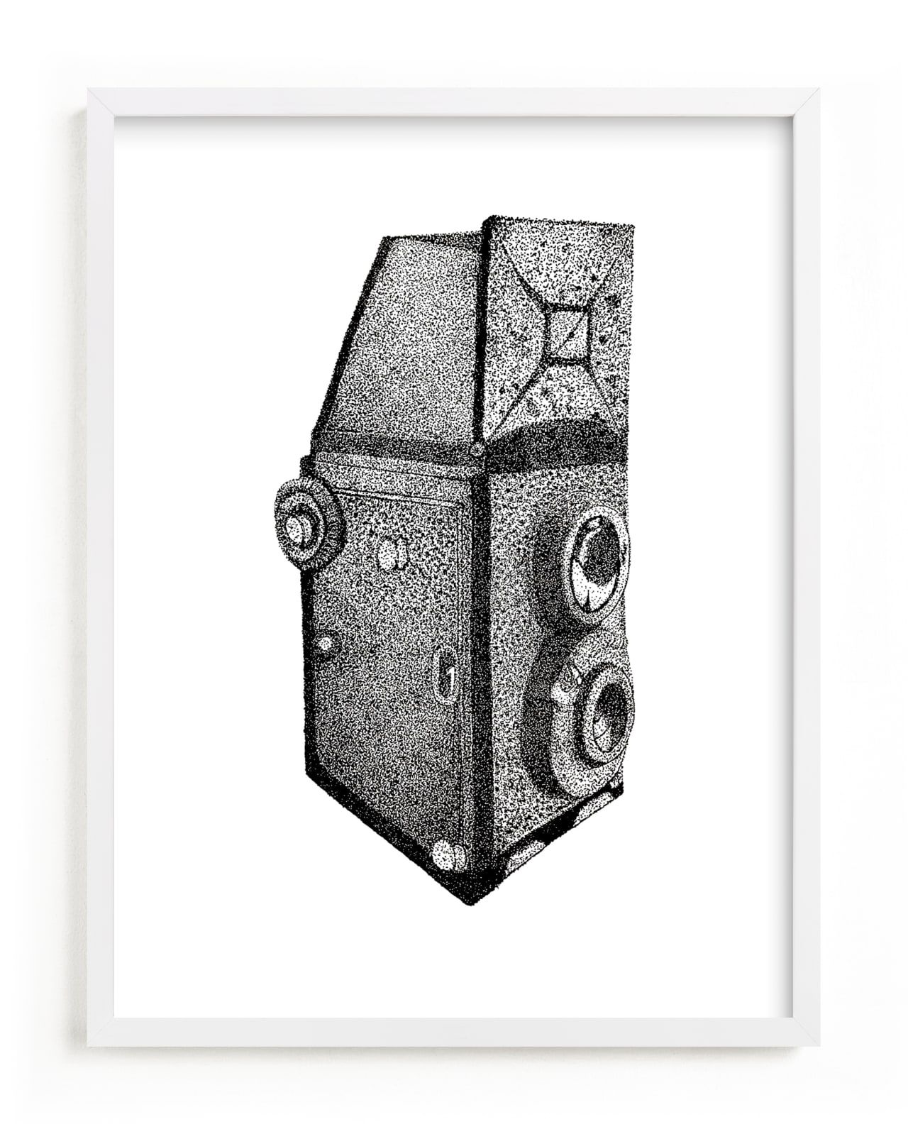 "Camera Illustration" - Limited Edition Art Print by Nicole Winn in beautiful frame options and a variety of sizes.