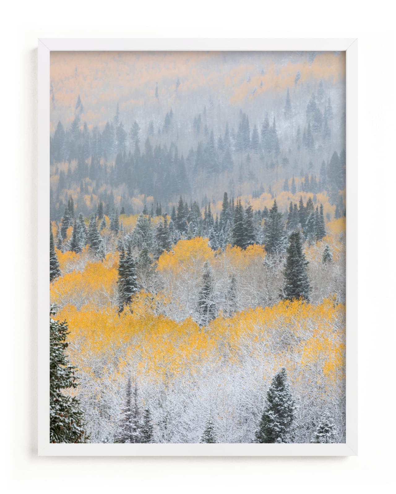 "Autumn Snowfall" - Limited Edition Art Print by Eric Clegg in beautiful frame options and a variety of sizes.