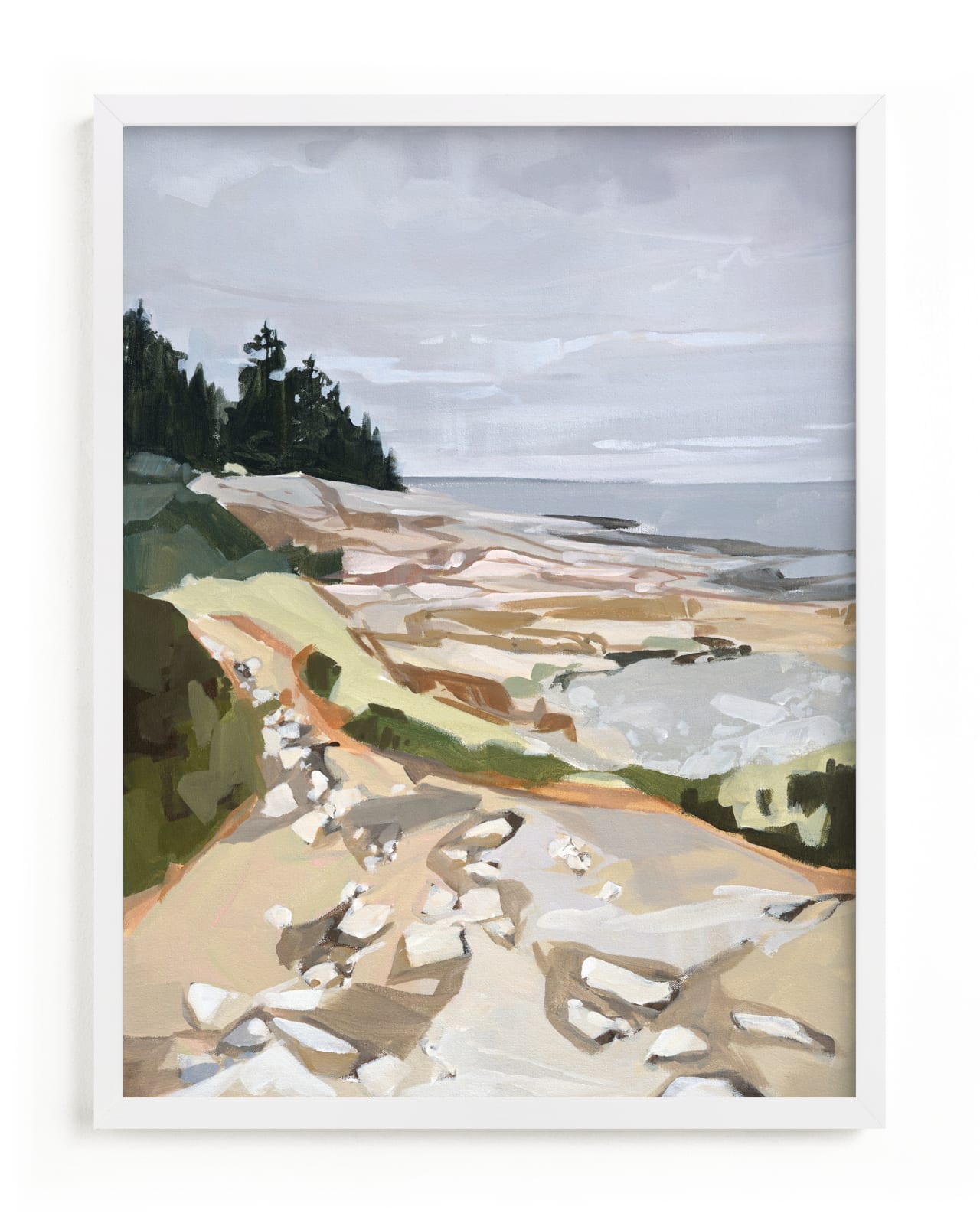 "Schoodic I" - Limited Edition Art Print by Jess Franks in beautiful frame options and a variety of sizes.