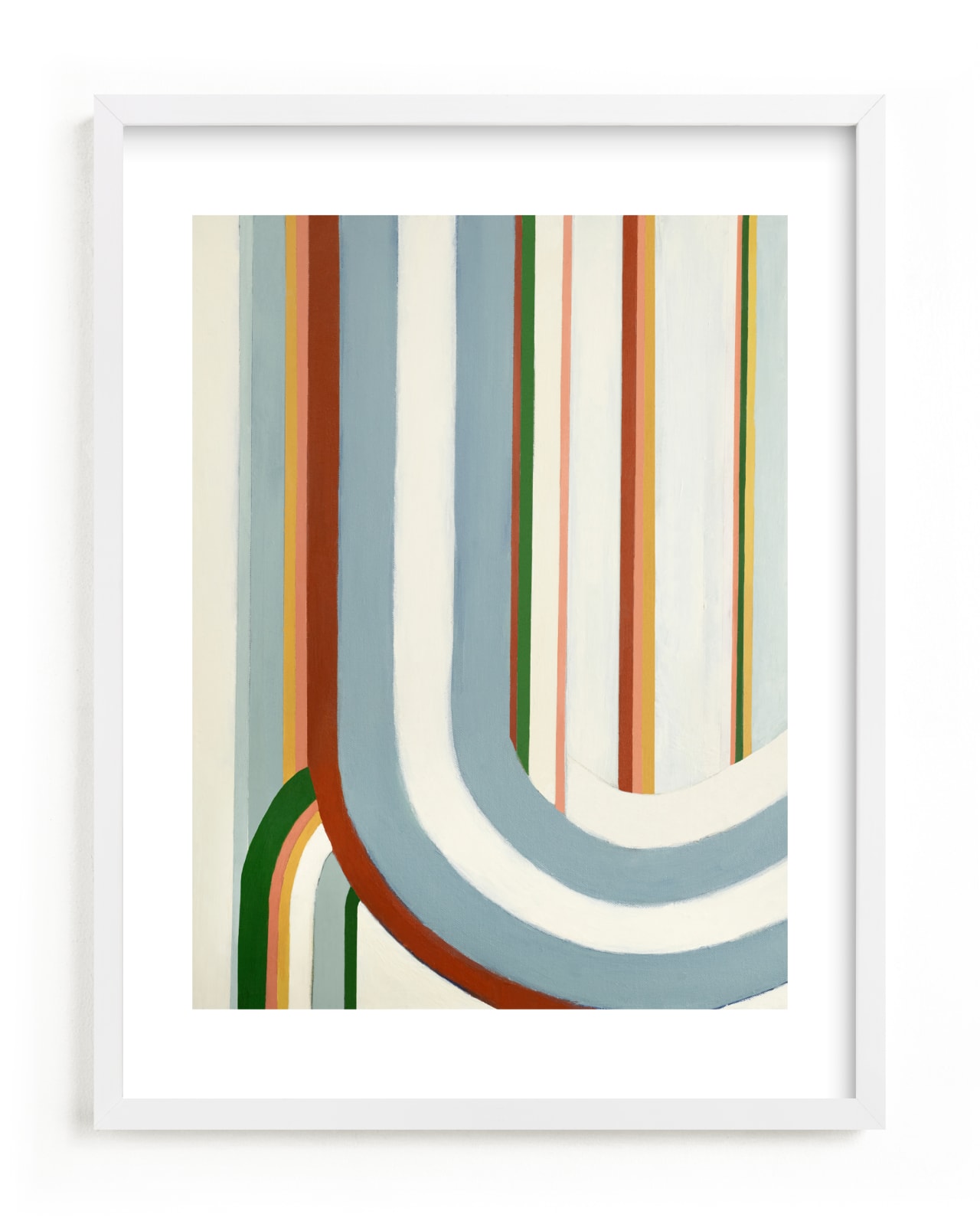 "Hold the Line" - Limited Edition Art Print by Pippin Schupbach in beautiful frame options and a variety of sizes.
