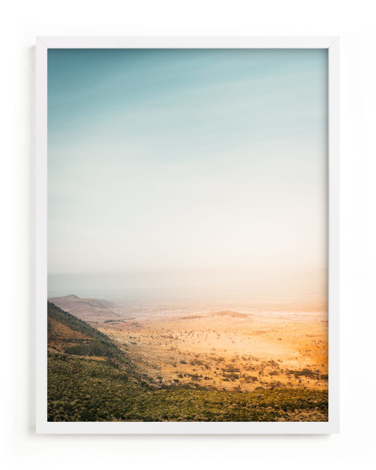 "Great Rift Valley I" - Limited Edition Art Print by David Michuki in beautiful frame options and a variety of sizes.