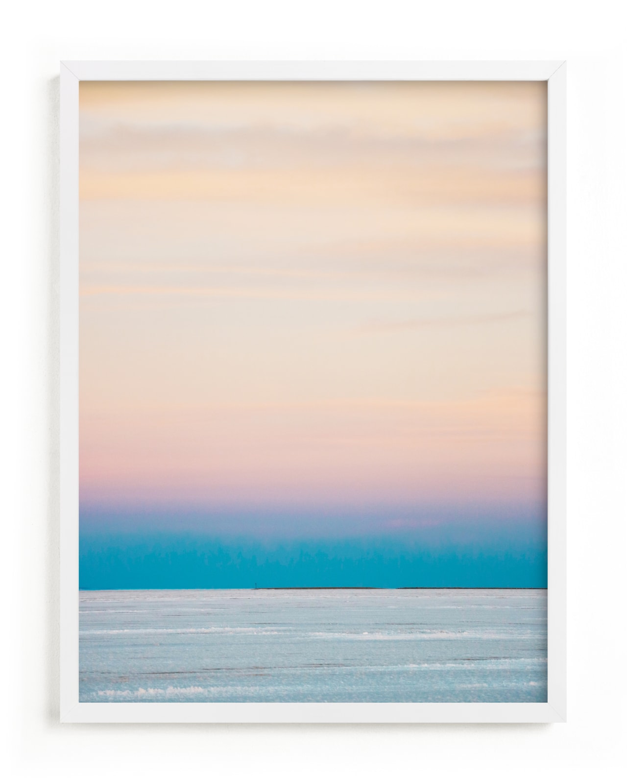 "Sorbet Sky" - Limited Edition Art Print by lulu and isabelle in beautiful frame options and a variety of sizes.