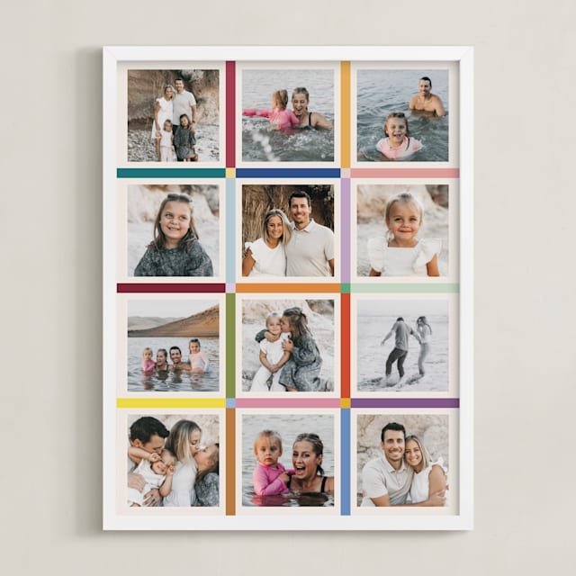 "Colorful Twelve Photo: Framed Photo" - Framed Photo in Rainbow by lulu and isabelle - Framed