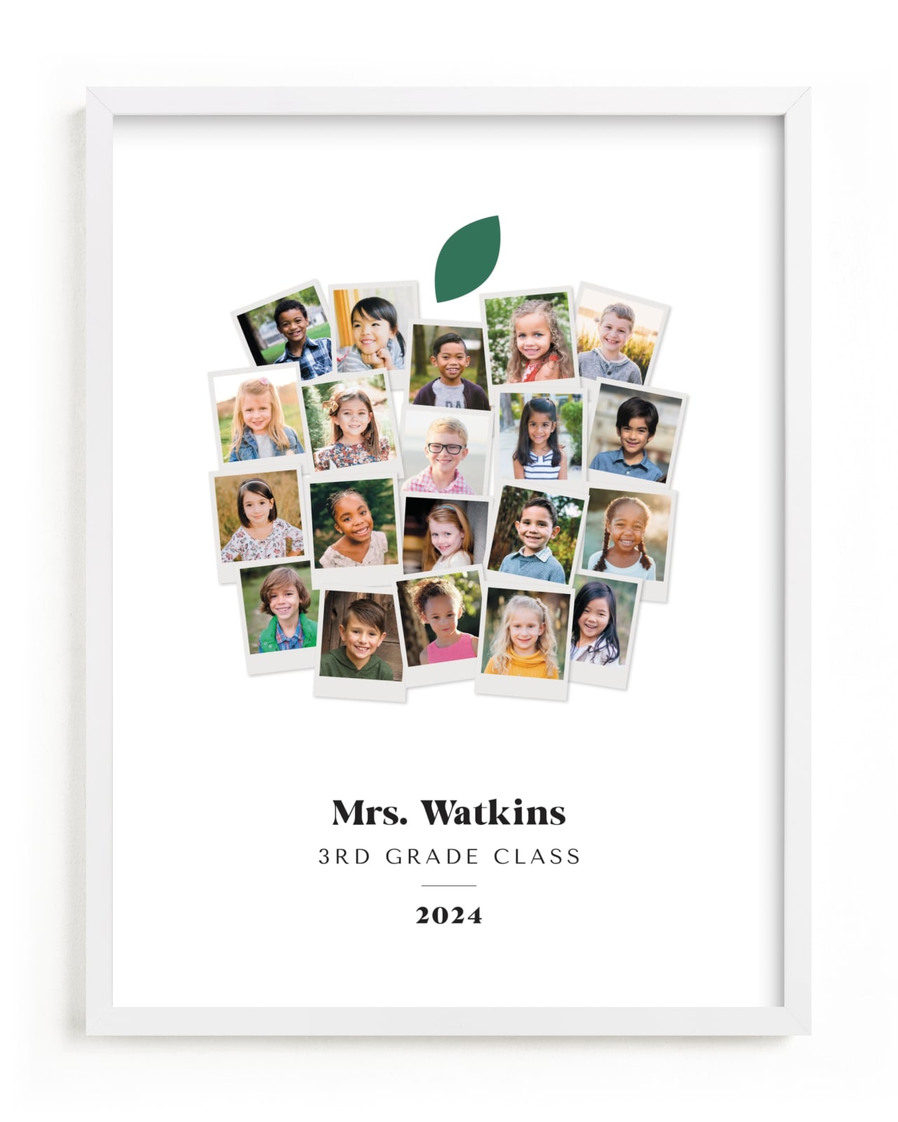 "Apple for the Teacher" - Custom Photo Art by Laura Bolter in beautiful frame options and a variety of sizes.