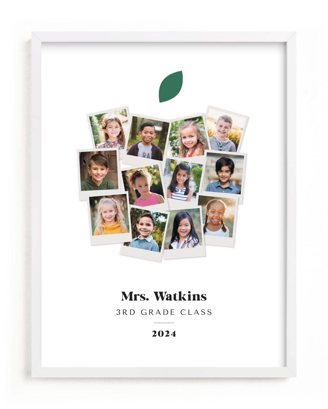 "Apple for the Teacher" - Custom Photo Art by Laura Bolter in beautiful frame options and a variety of sizes.