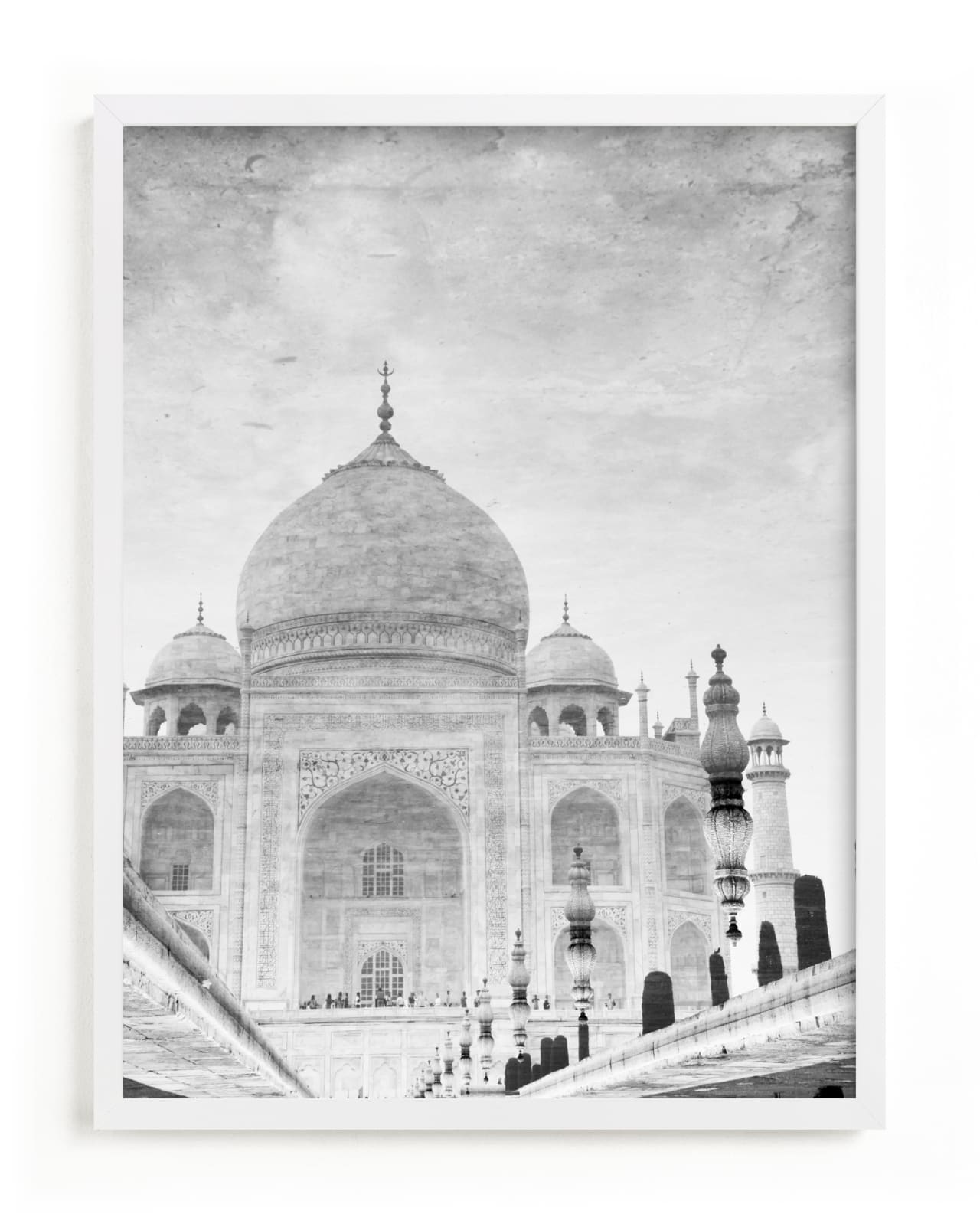 "Reflection of the Taj Mahal" - Limited Edition Art Print by Heather Marie in beautiful frame options and a variety of sizes.