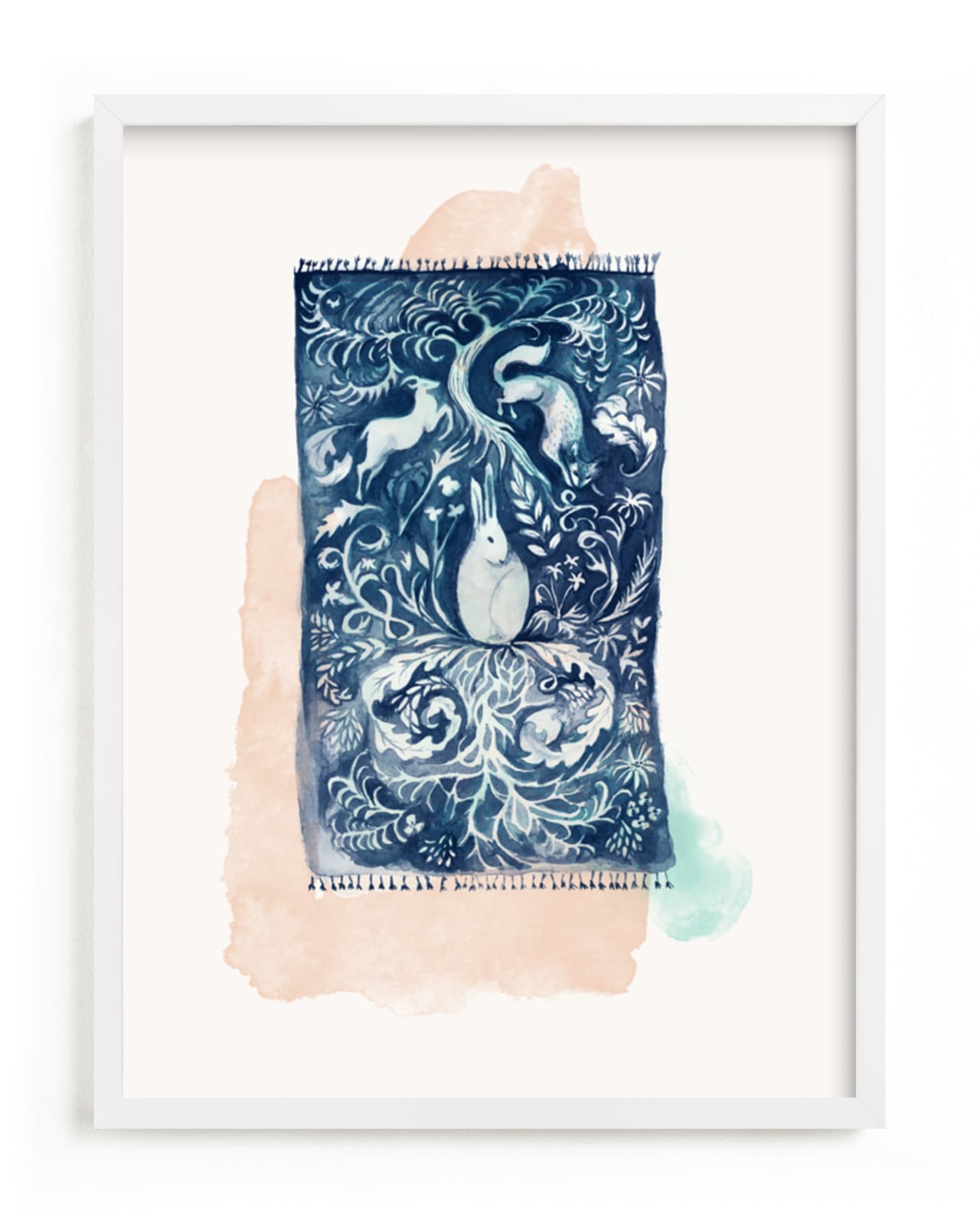 "Dream Rug" - Limited Edition Art Print by Zoe Pappenheimer in beautiful frame options and a variety of sizes.