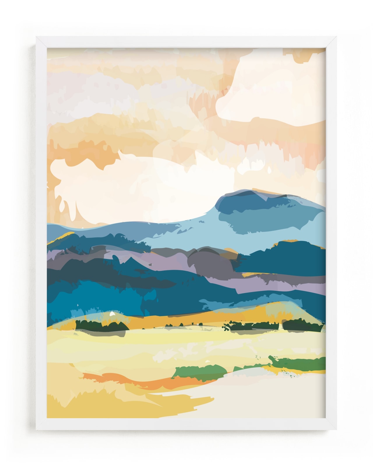 "Sunset Escape" - Limited Edition Art Print by Sara Shashani in beautiful frame options and a variety of sizes.