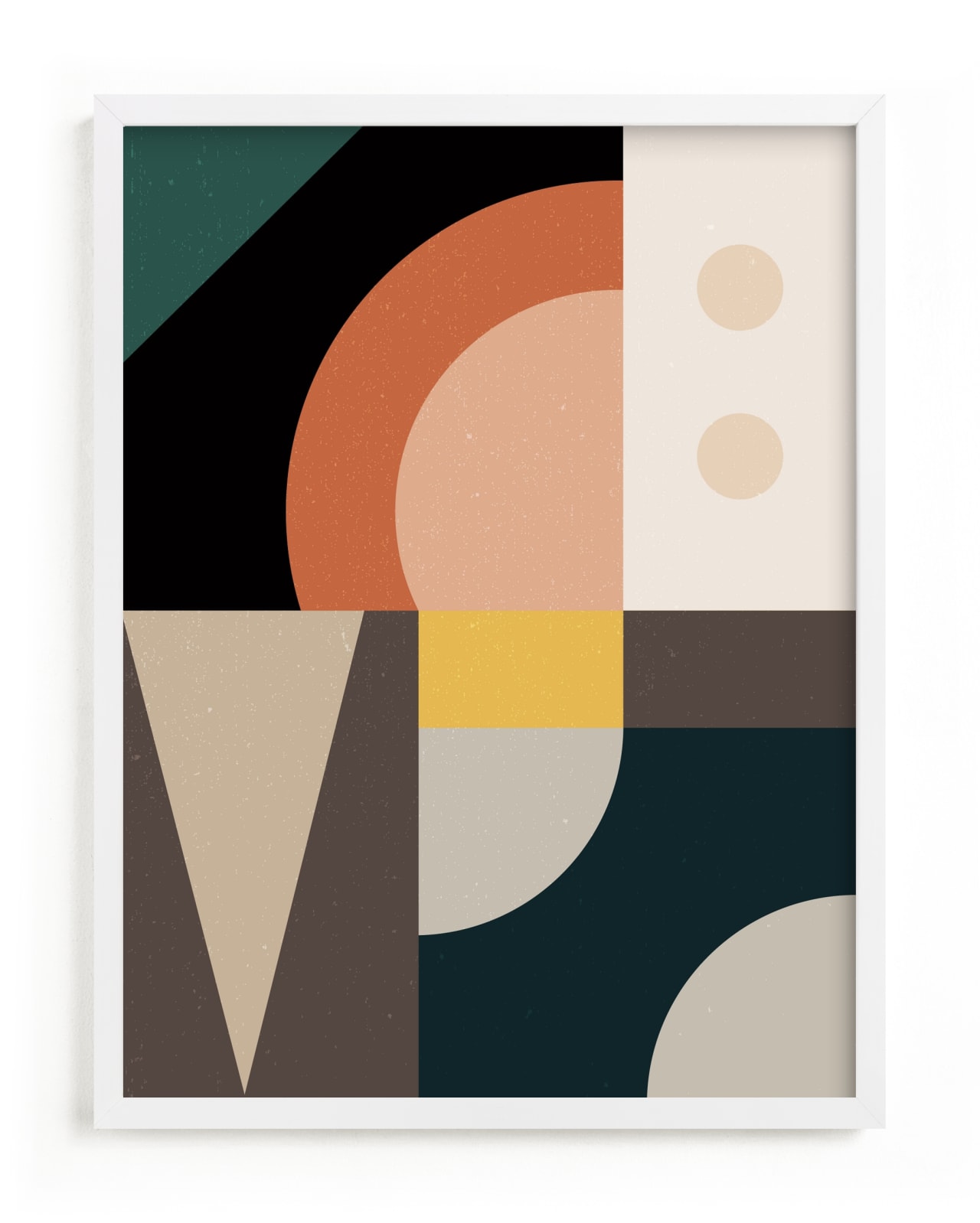 "Mid Century Jungle I" - Limited Edition Art Print by Maria Alou in beautiful frame options and a variety of sizes.